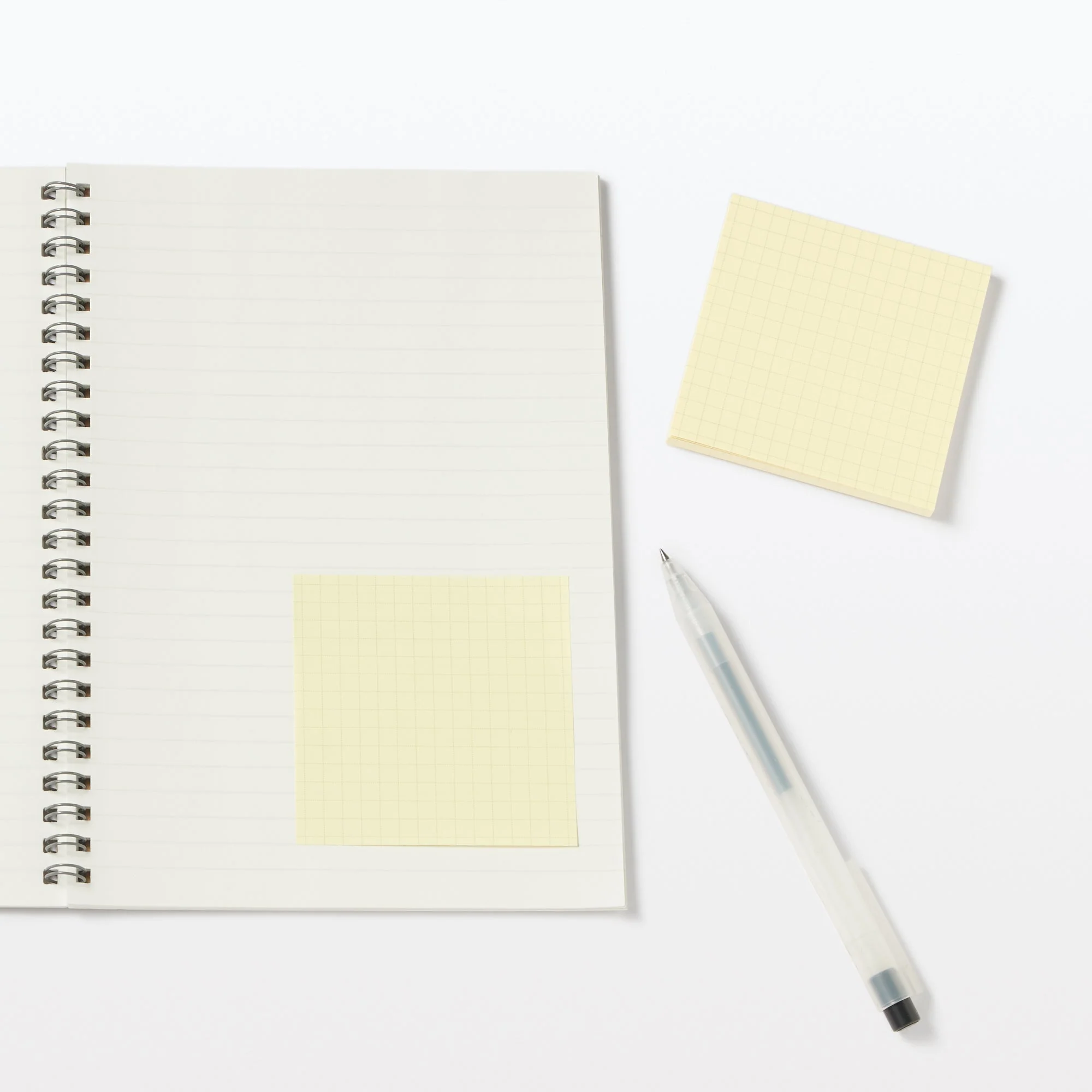 5 mm Grid Square Sticky Notes Yellow - 75 x 75mm - Image 3