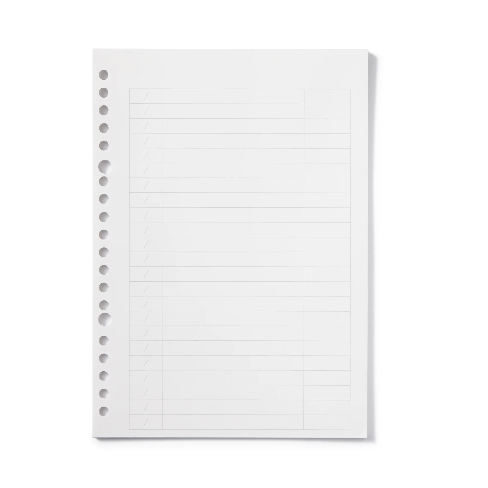A5 Envelope Loose Leaf Papers Refill for Accounting
