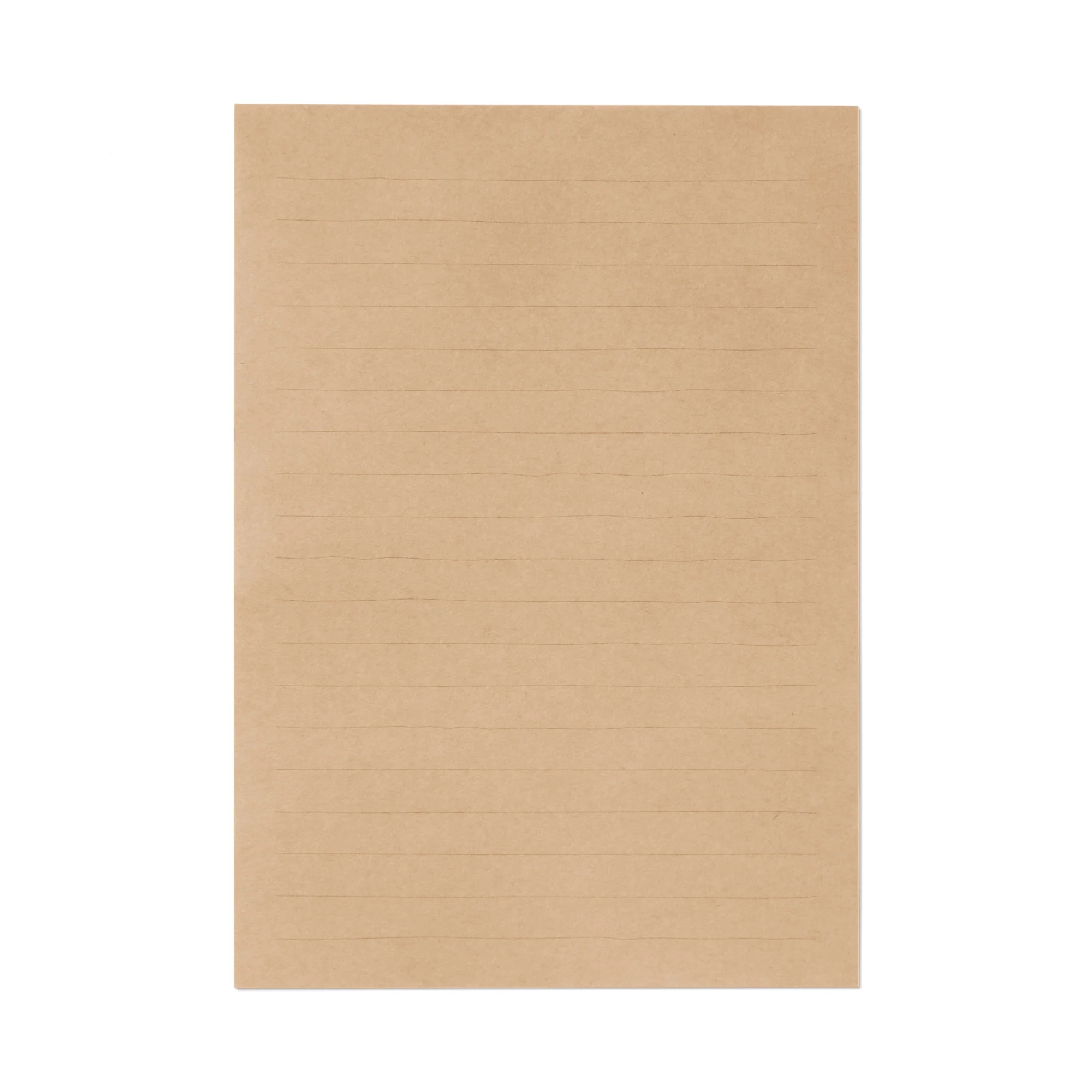 A5 Kraft Letter Paper - 15 Sheets