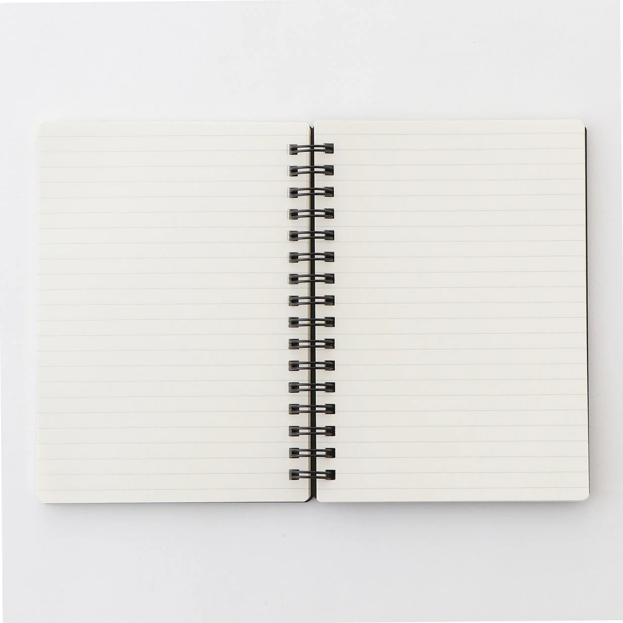 A6 Double Ring Lined Notebook with Strap - Image 2
