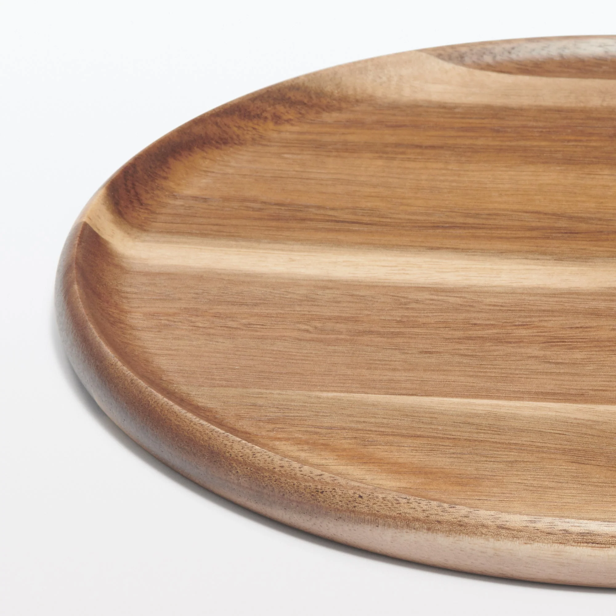 Acacia Plate/Round Cutting Board Large - Image 4