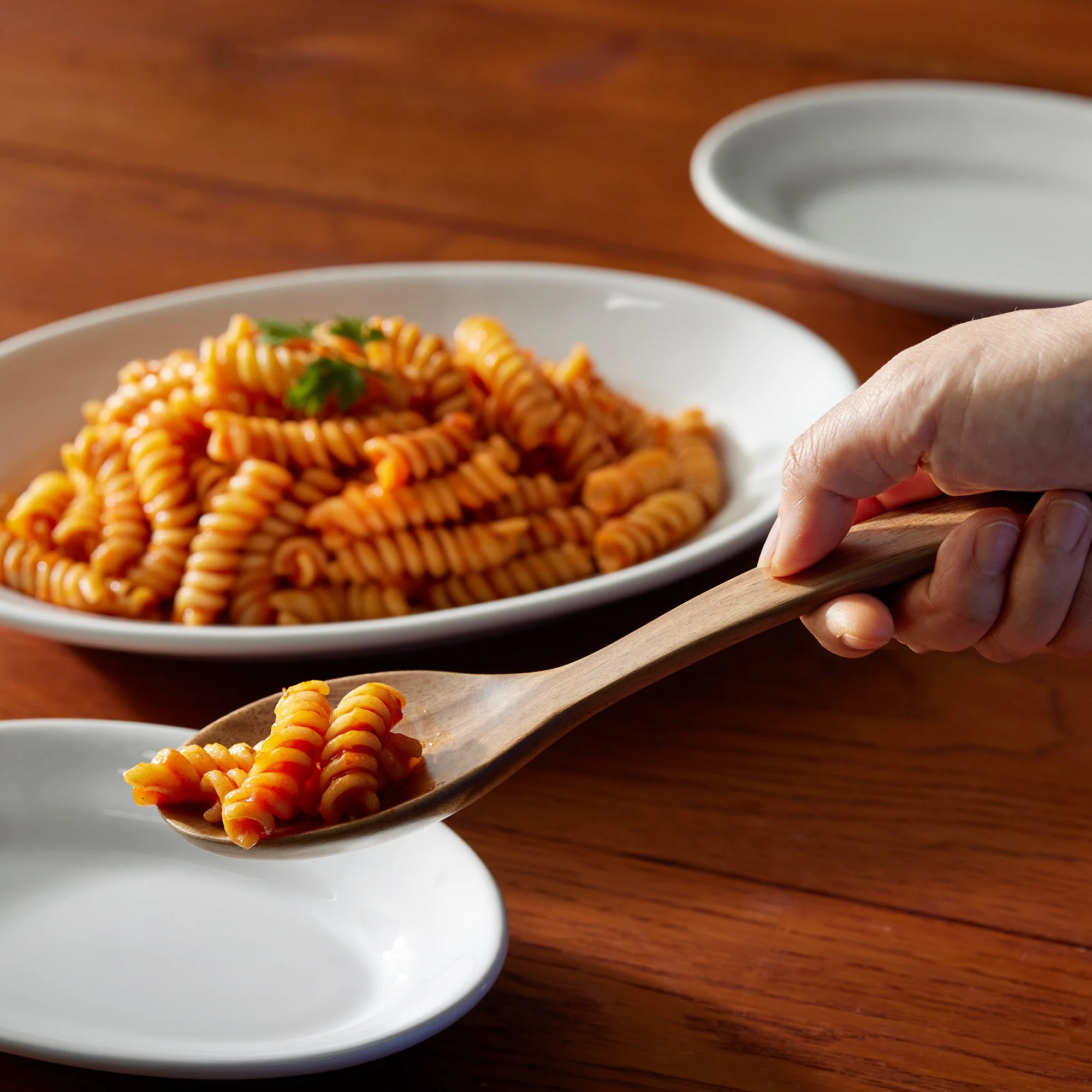 Acacia Serving Spoon Small - Image 6
