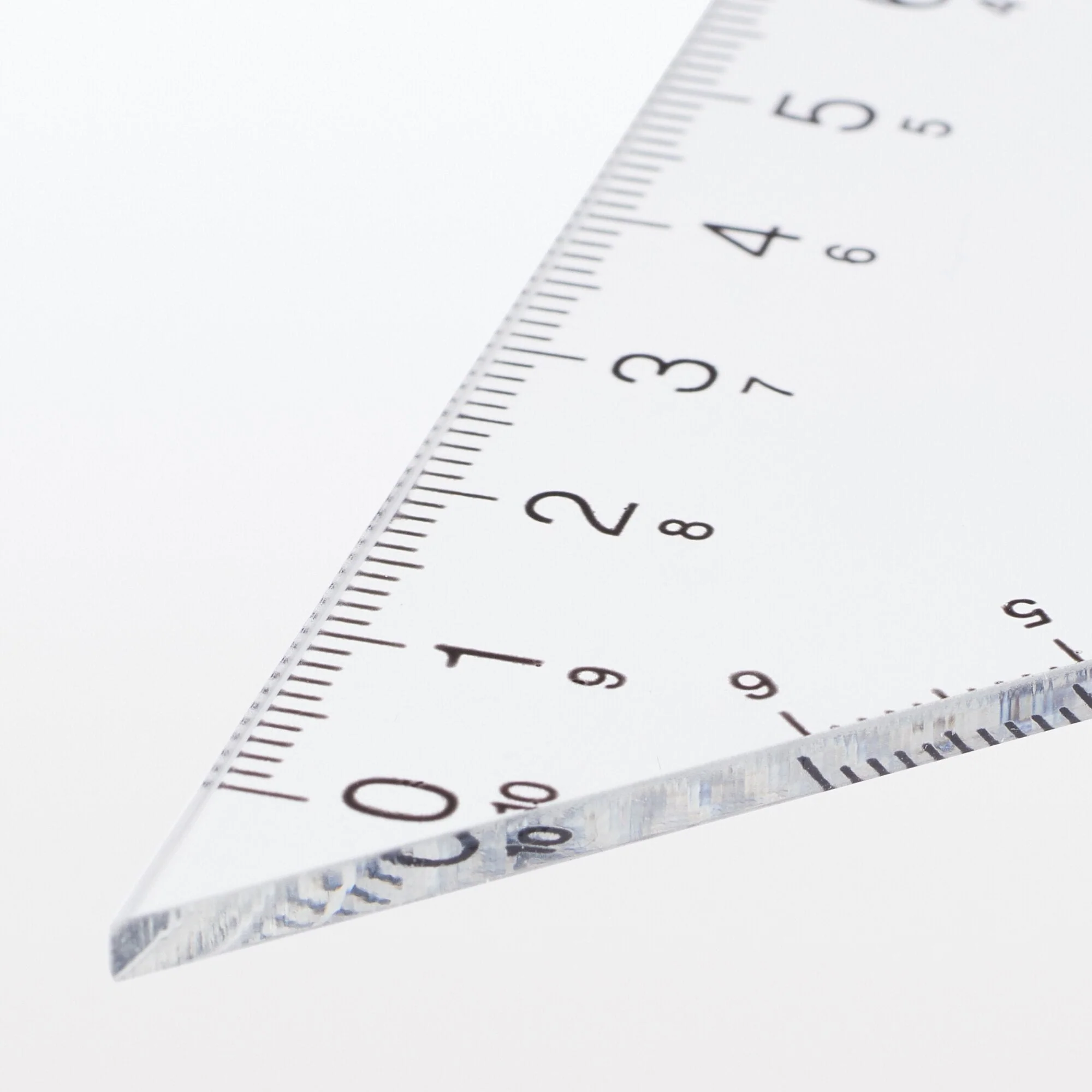 Acrylic Set Square - 45 Degrees - Image 3