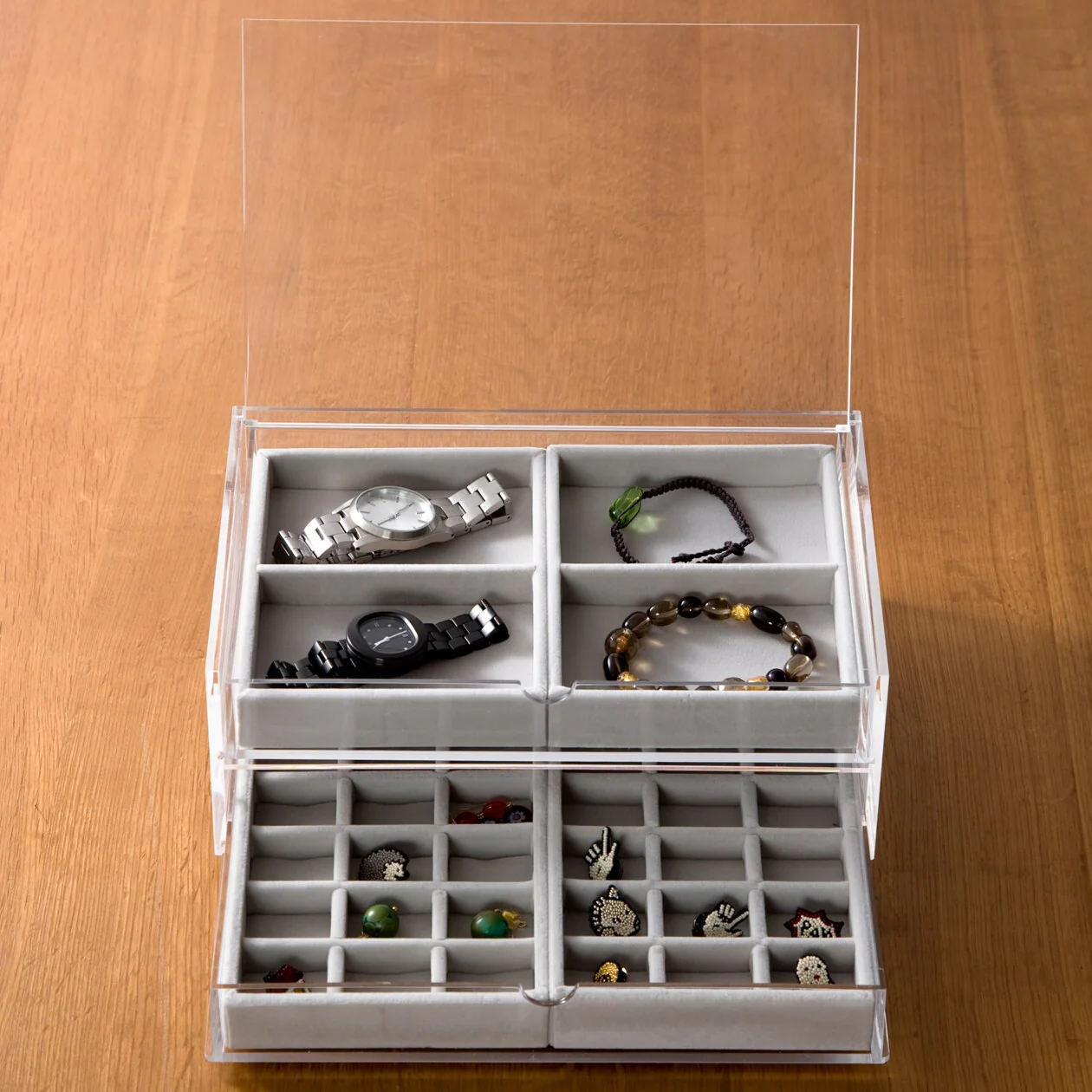 Acrylic Storage Large Case 2 Drawers - Image 15