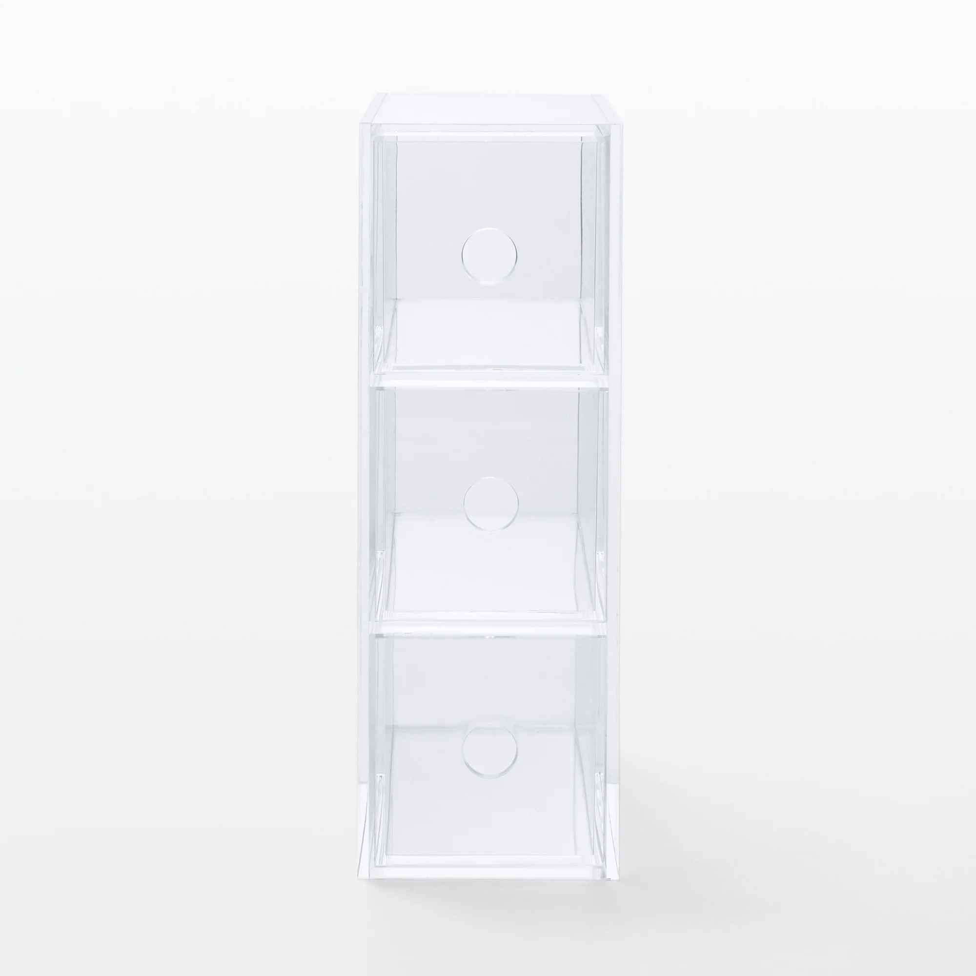 Acrylic Storage 3 Drawers Cubby - Image 3