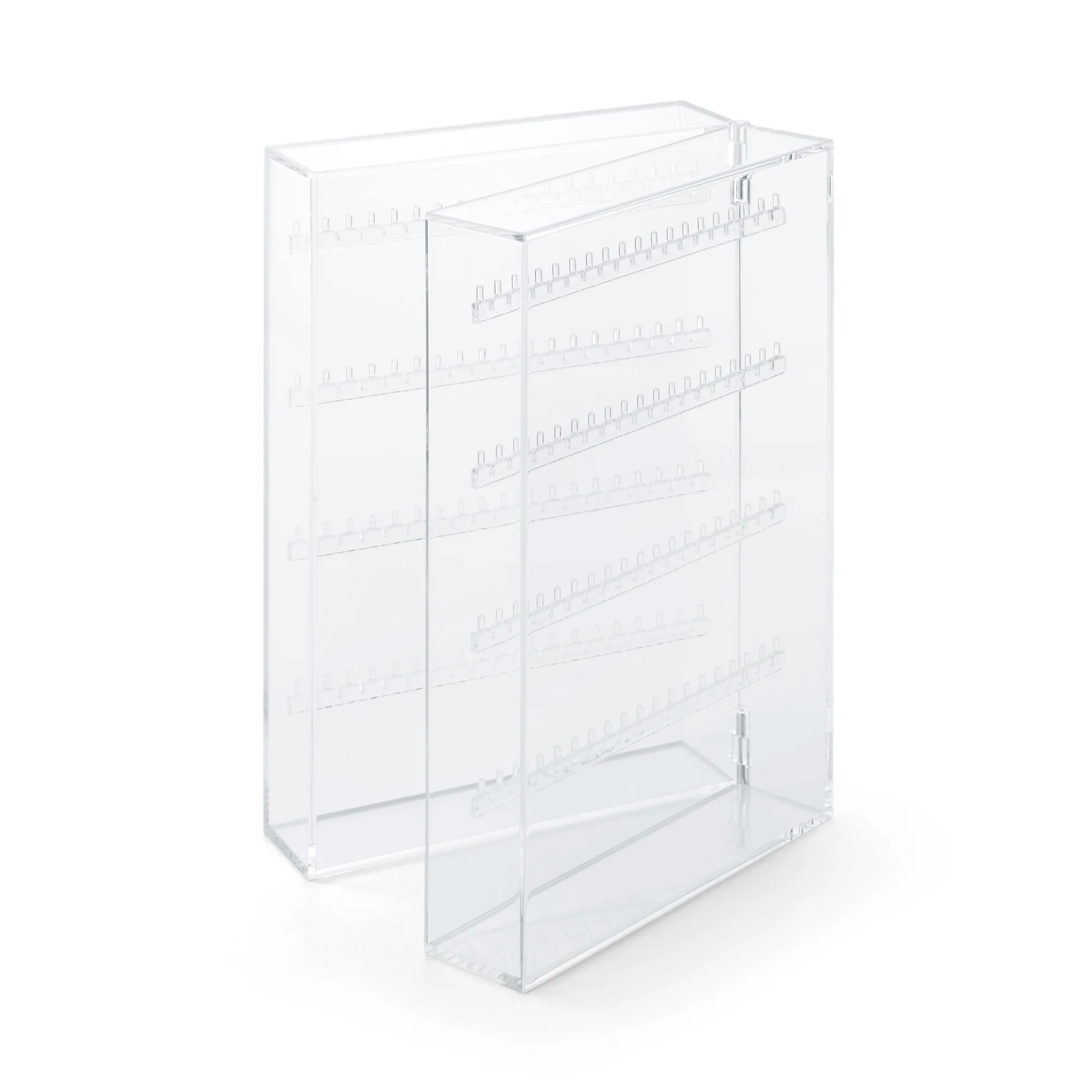 Acrylic Stand Case for Earrings & Necklace (Double Sided)