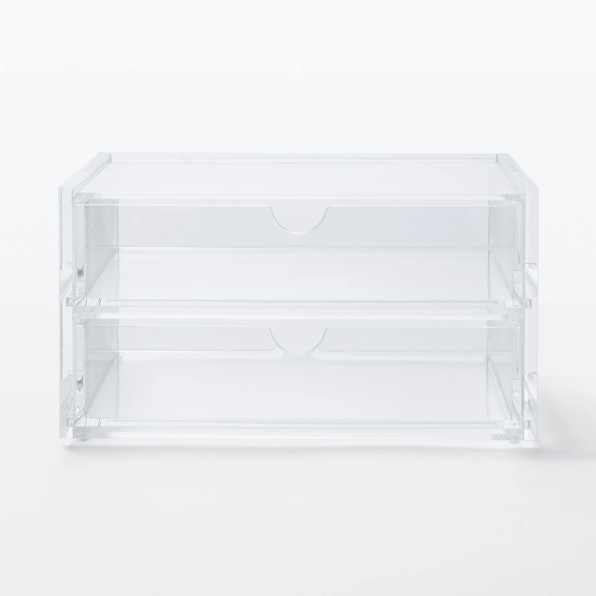 Acrylic Small Case 2 Drawers - Image 3