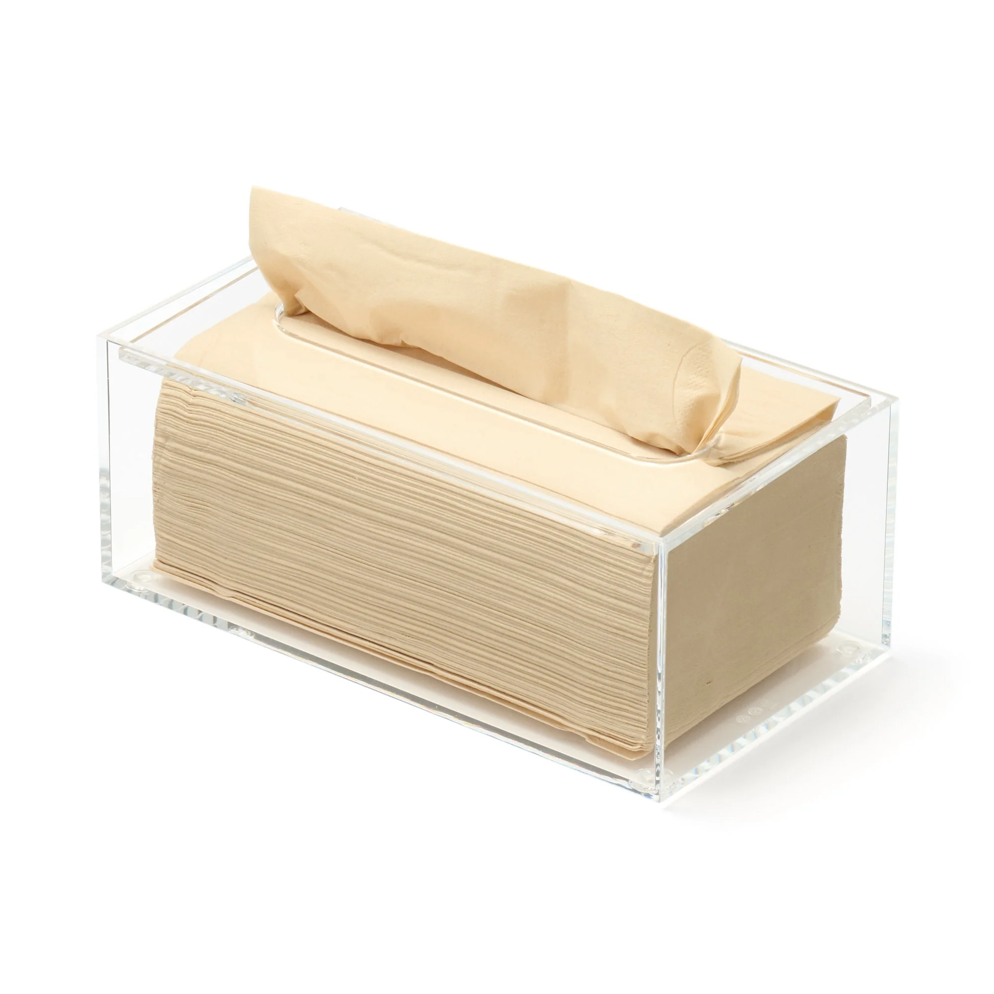 Acrylic Tissue Holder for Soft Pack Tissues