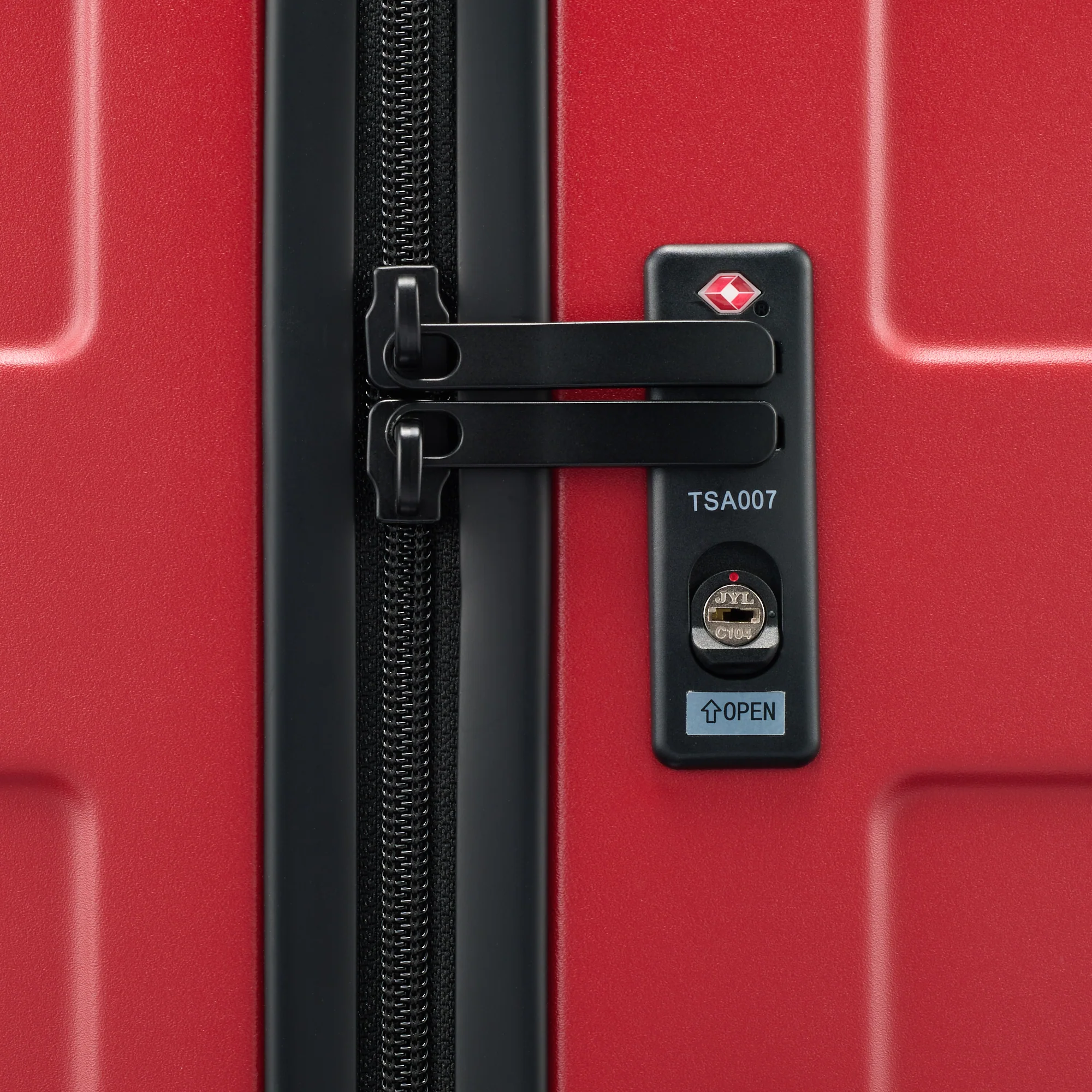 Adjustable Handle Hard Shell Suitcase 105L - Red | Check-In - Image 11