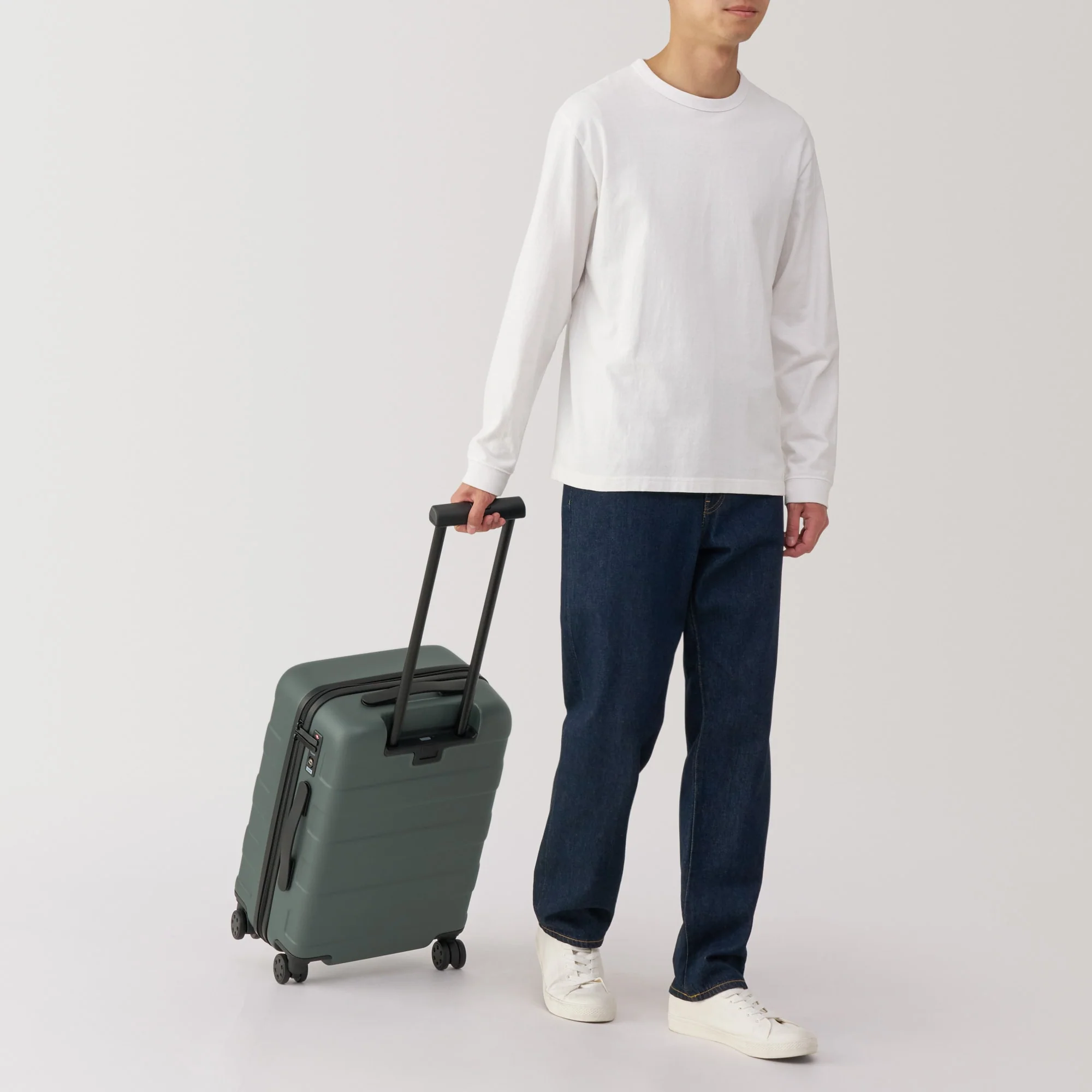 Adjustable Handle Hard Shell Suitcase 36L | Carry-On - Image 38