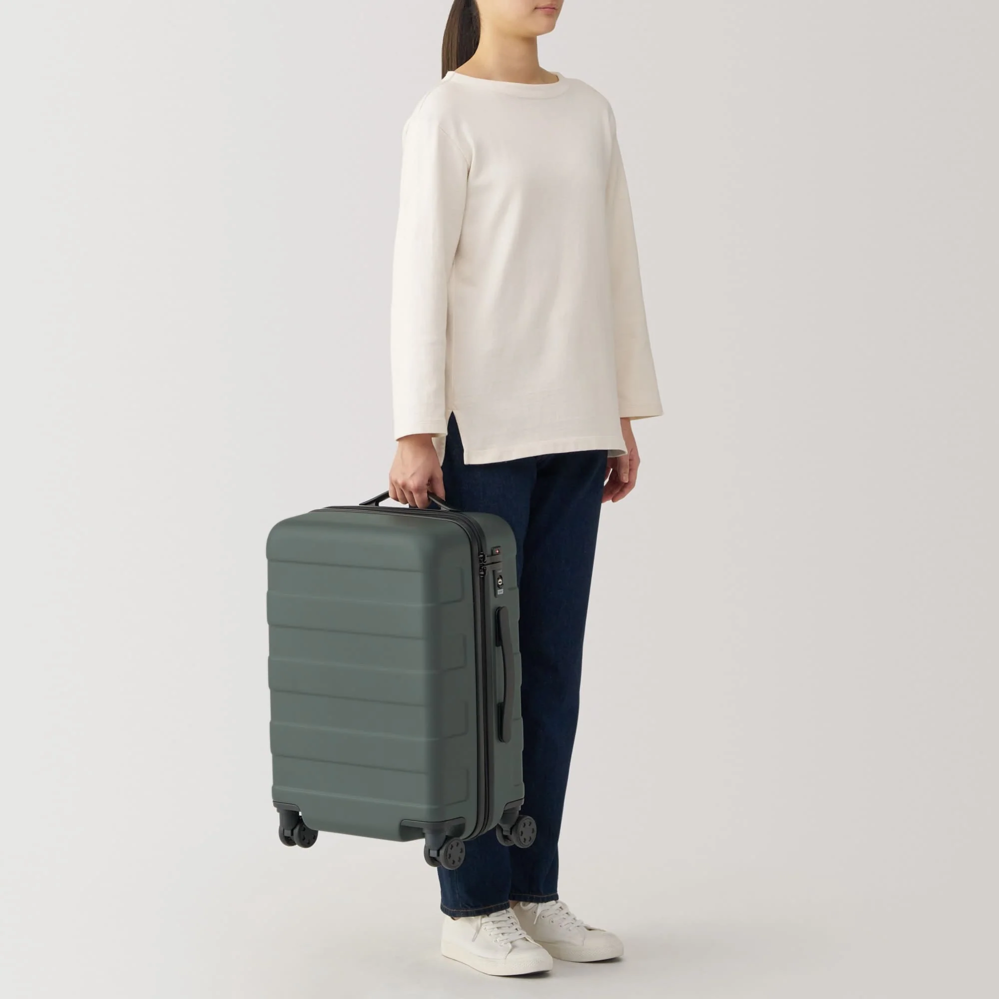 Adjustable Handle Hard Shell Suitcase 36L | Carry-On - Image 39