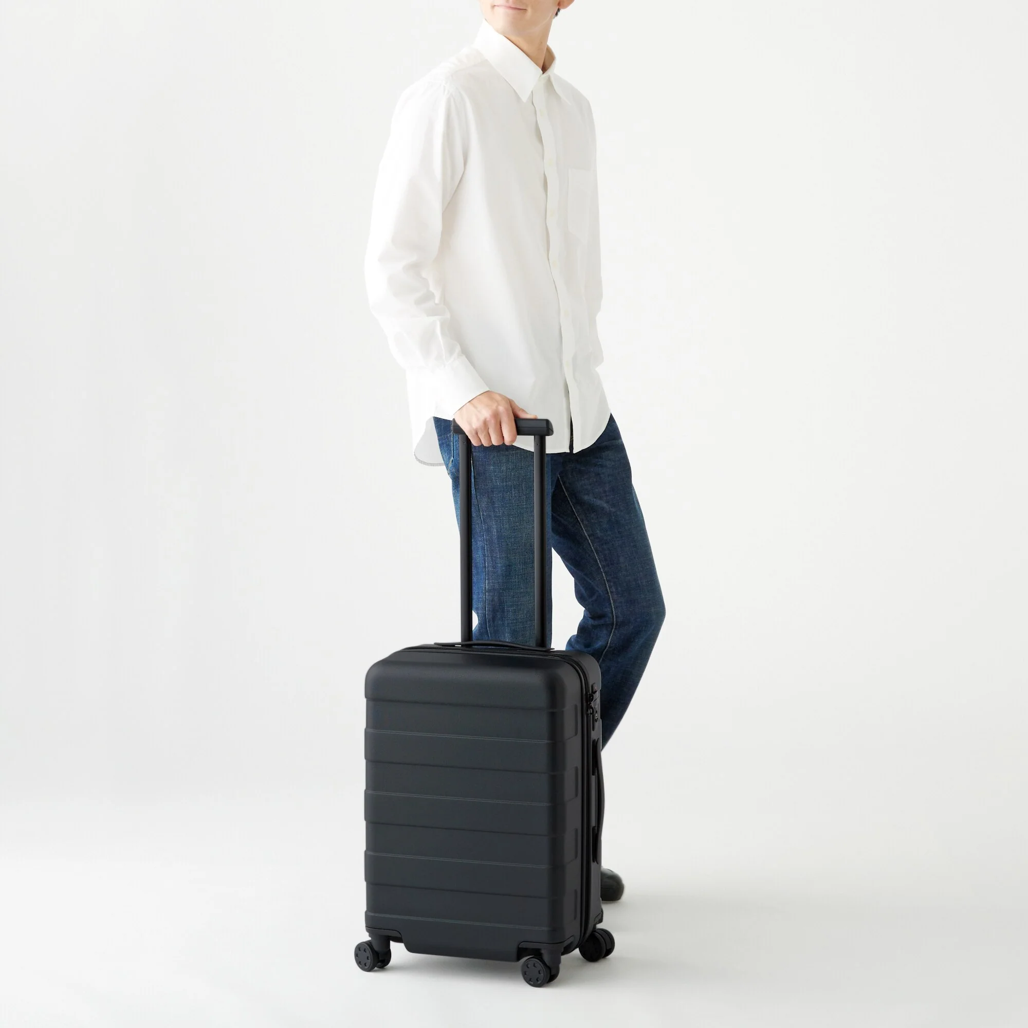 Adjustable Handle Hard Shell Suitcase 36L | Carry-On - Image 2