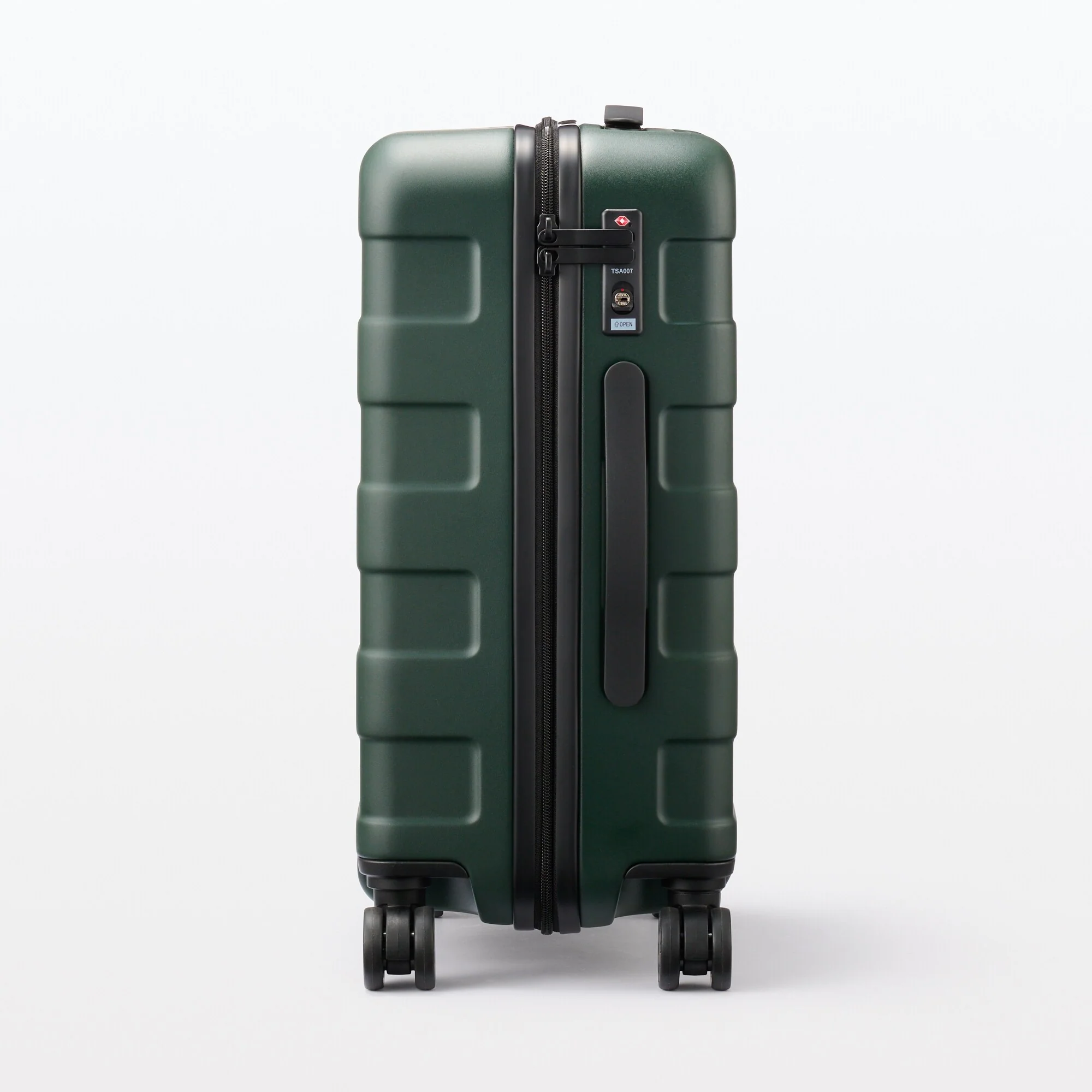 Adjustable Handle Hard Shell Suitcase 36L - Khaki Green | Carry-On - Image 2