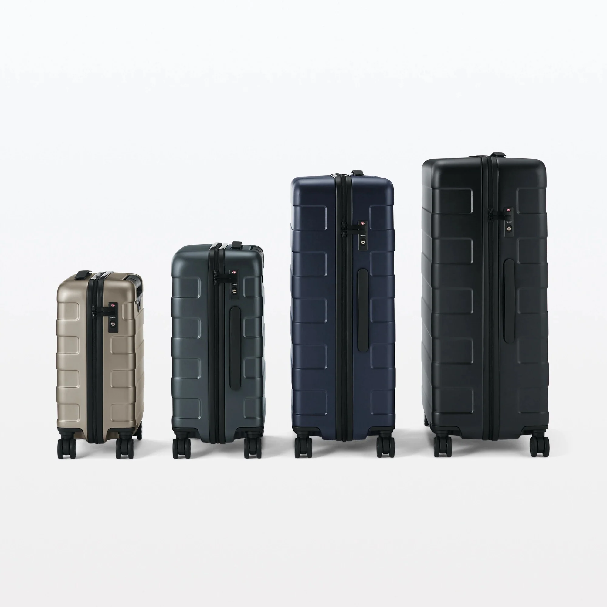 Adjustable Handle Hard Shell Suitcase 36L - Khaki Green | Carry-On - Image 21