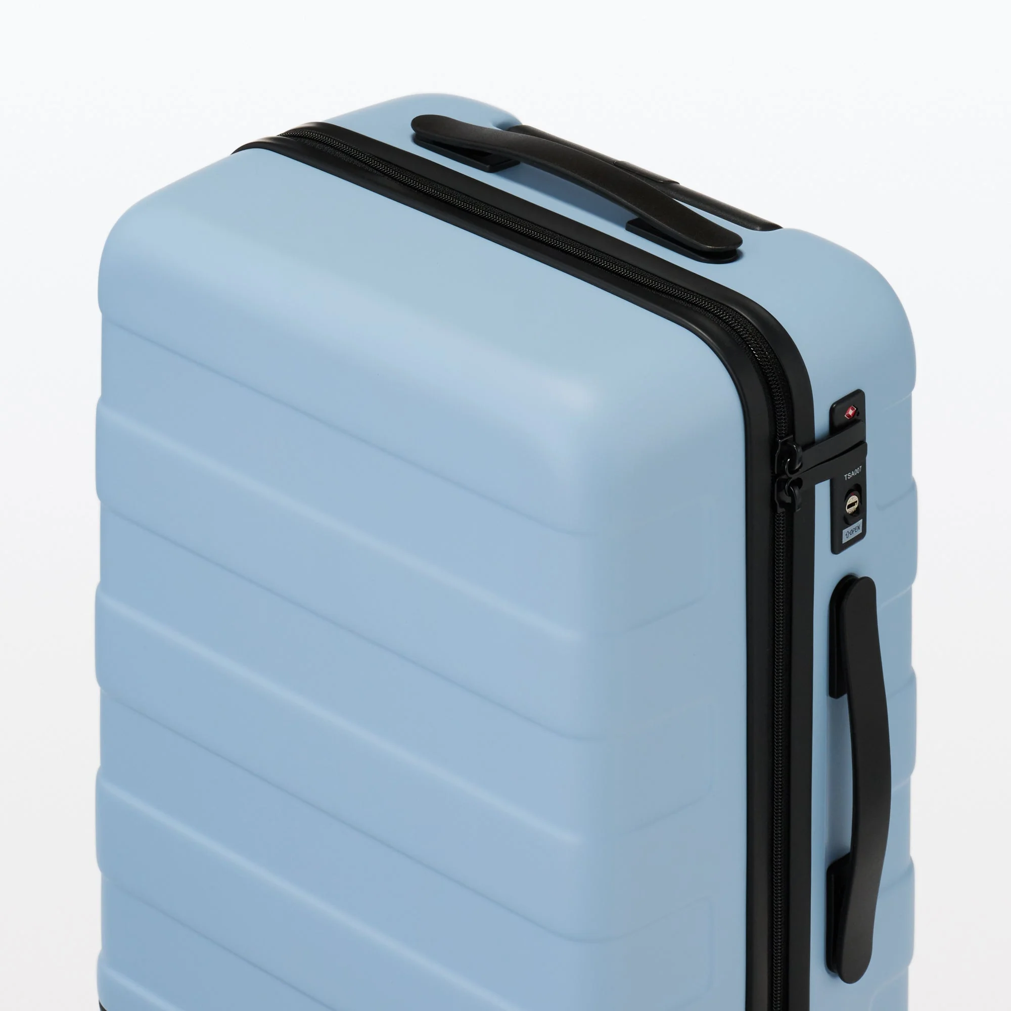 Adjustable Handle Hard Shell Suitcase 36L - Light Blue | Carry-On - Image 6