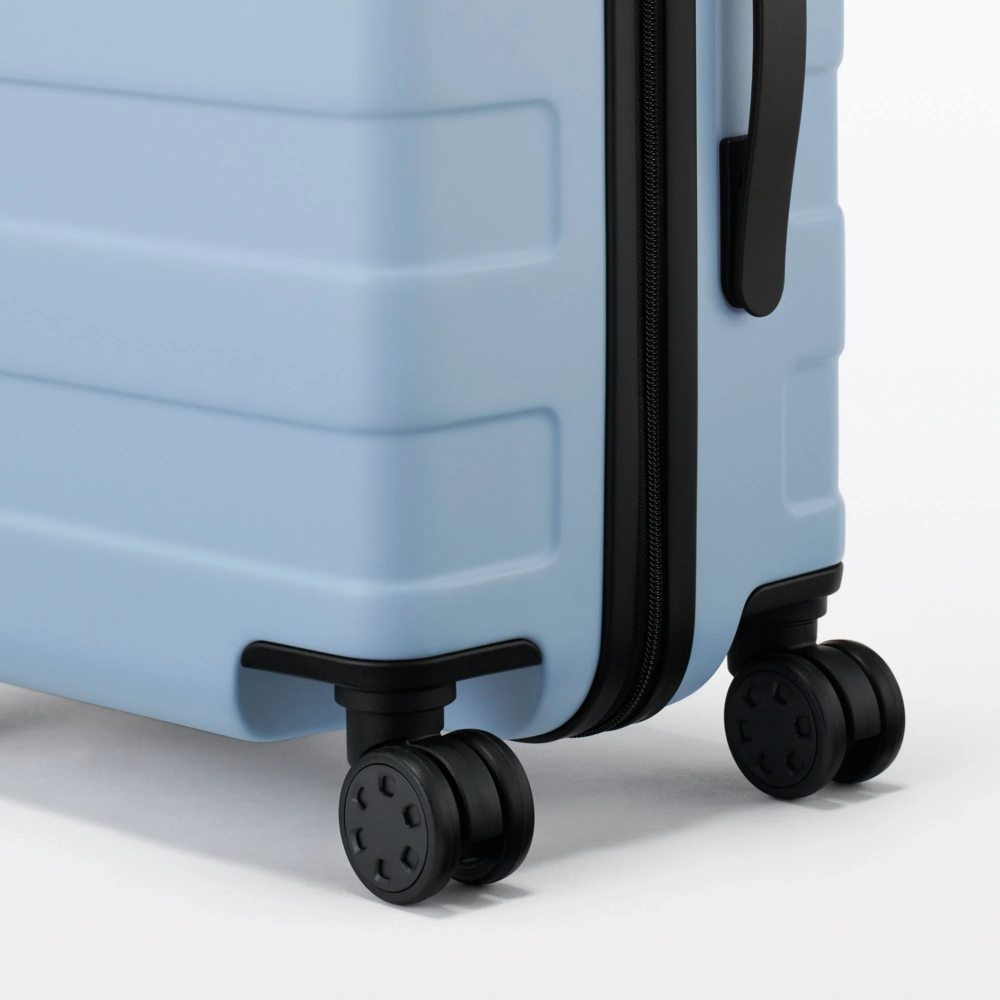 Adjustable Handle Hard Shell Suitcase 36L - Light Blue | Carry-On - Image 9