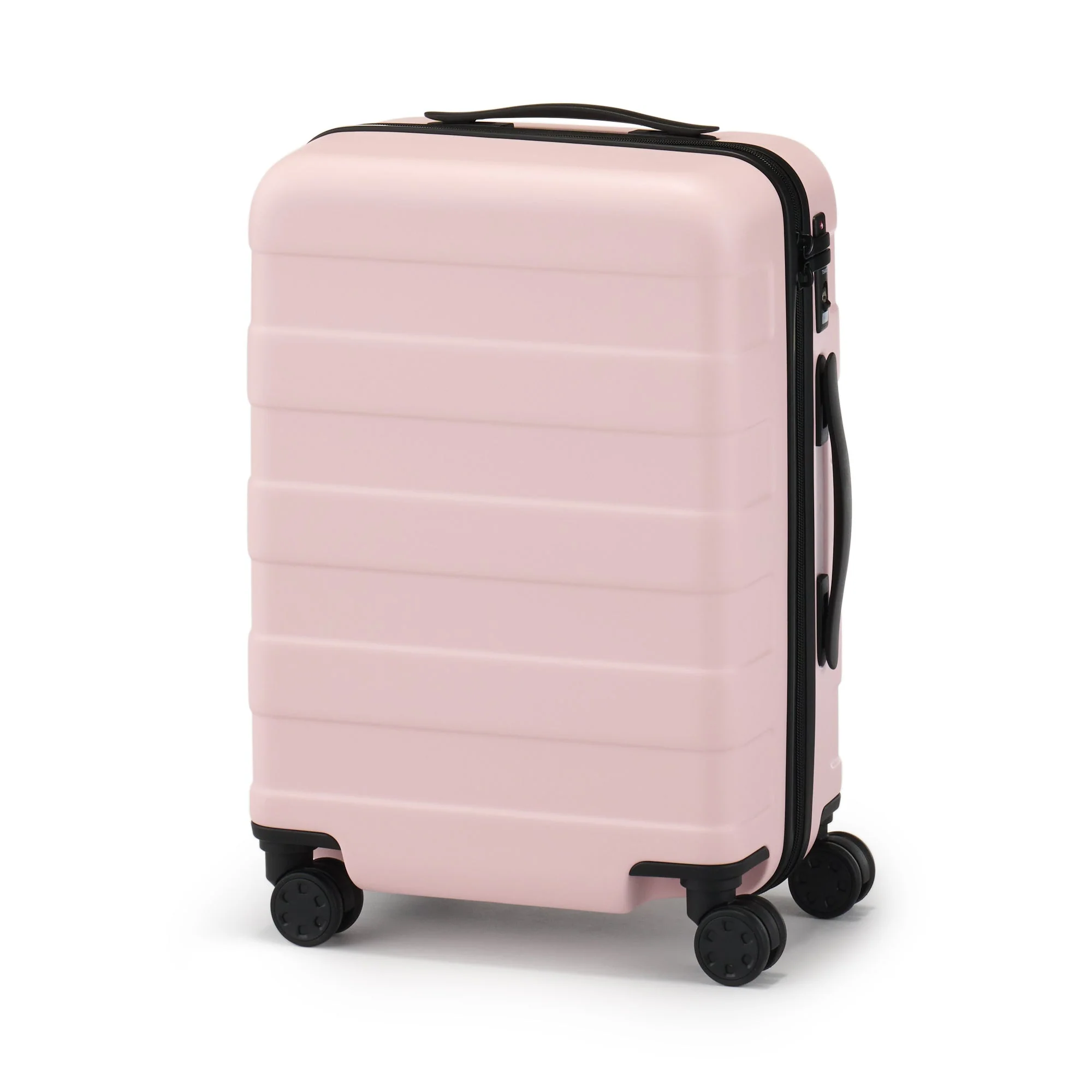 Adjustable Handle Hard Shell Suitcase 36L - Light Pink | Carry-On