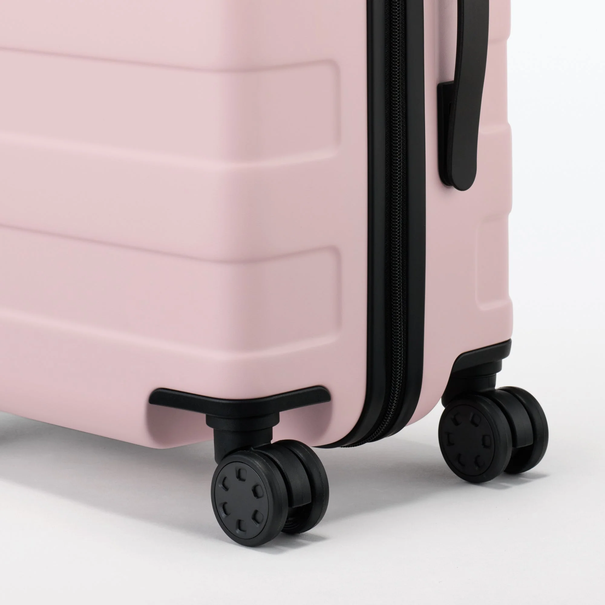 Adjustable Handle Hard Shell Suitcase 36L - Light Pink | Carry-On - Image 12