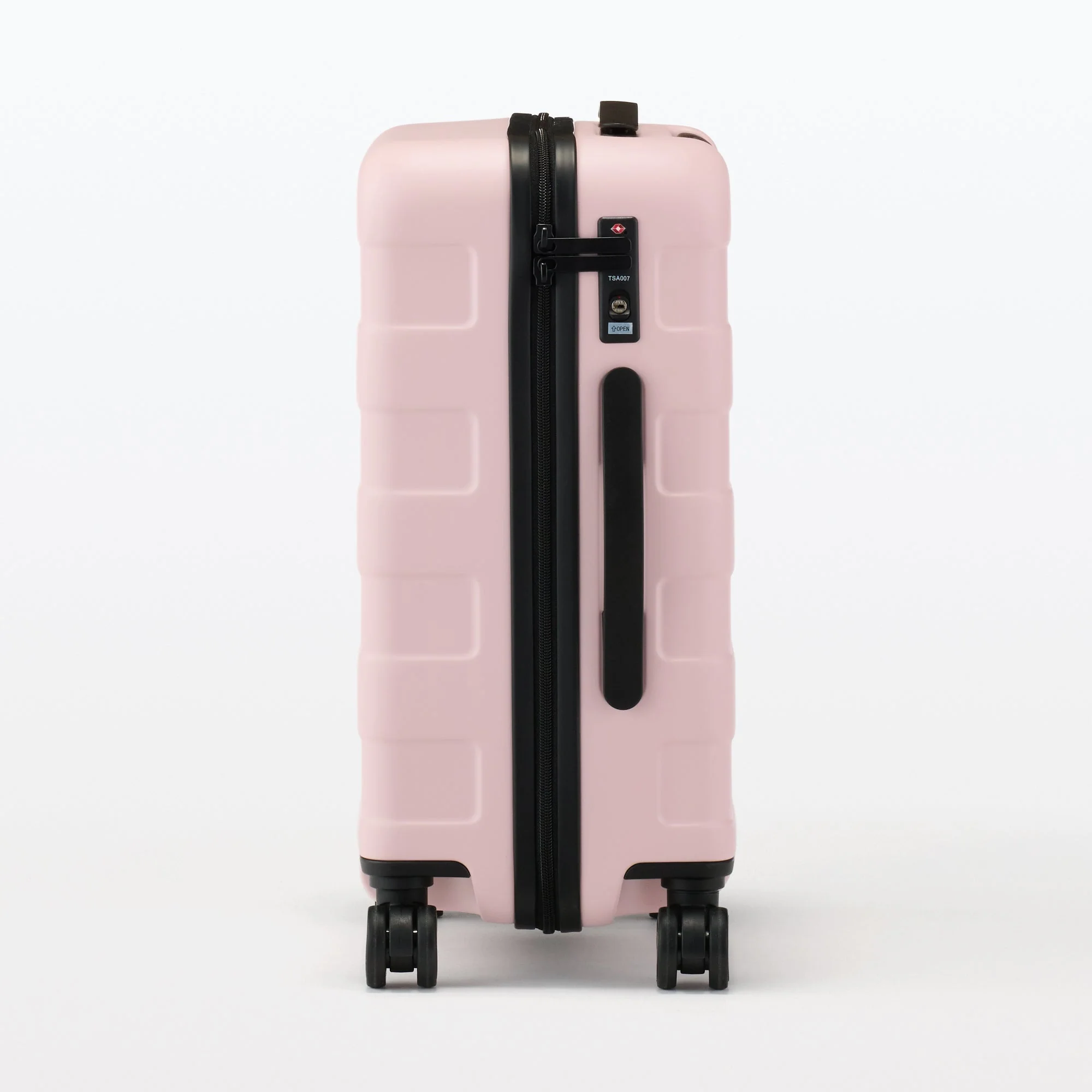 Adjustable Handle Hard Shell Suitcase 36L - Light Pink | Carry-On - Image 6