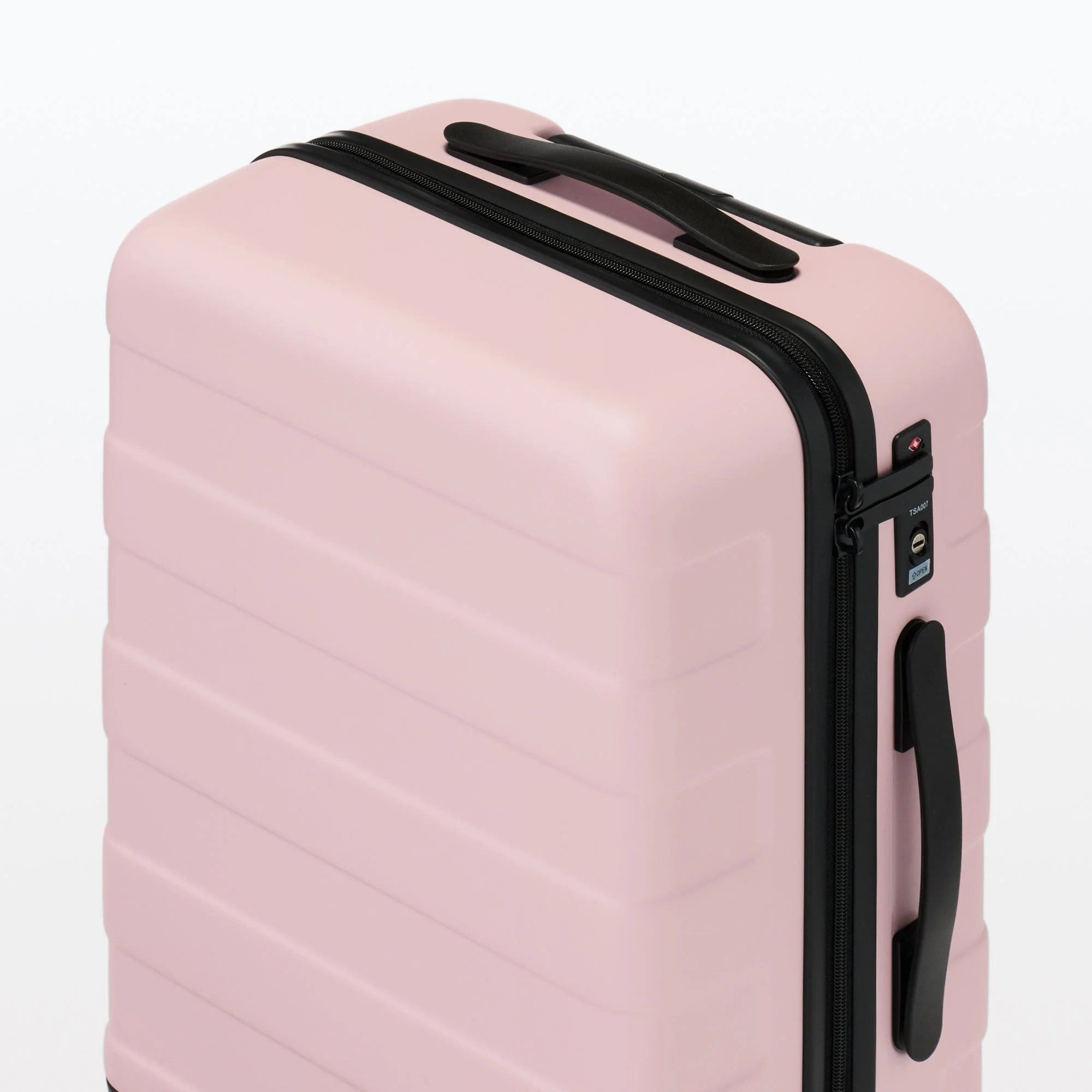 Adjustable Handle Hard Shell Suitcase 36L - Light Pink | Carry-On - Image 9