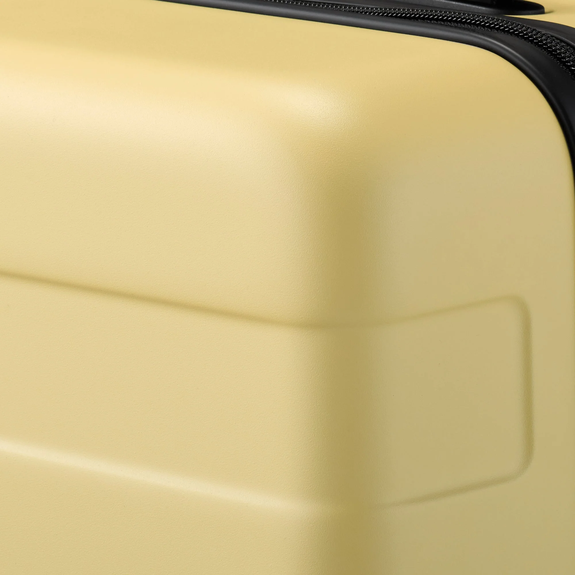 Adjustable Handle Hard Shell Suitcase 36L - Light Yellow | Carry-On - Image 17