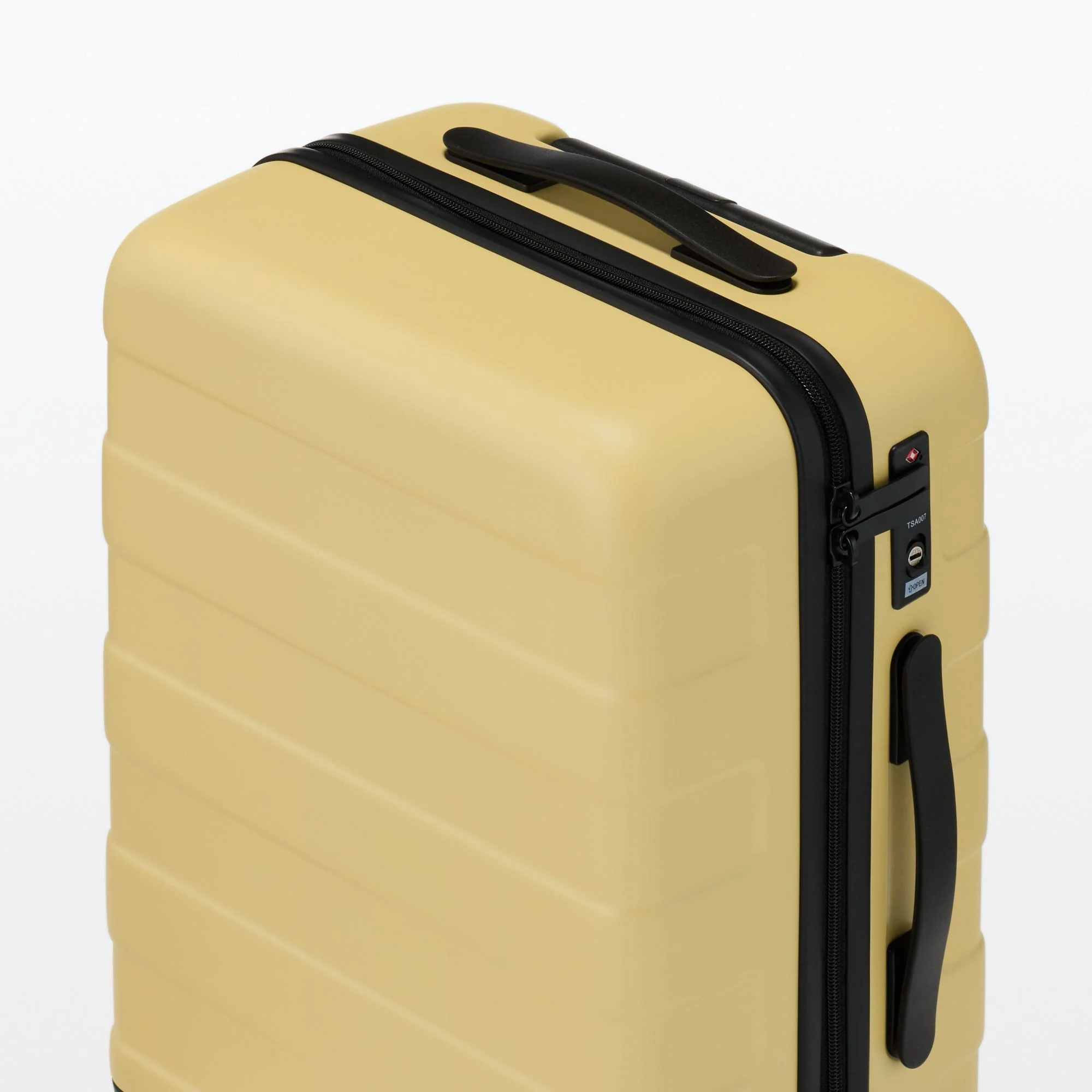 Adjustable Handle Hard Shell Suitcase 36L - Light Yellow | Carry-On - Image 7