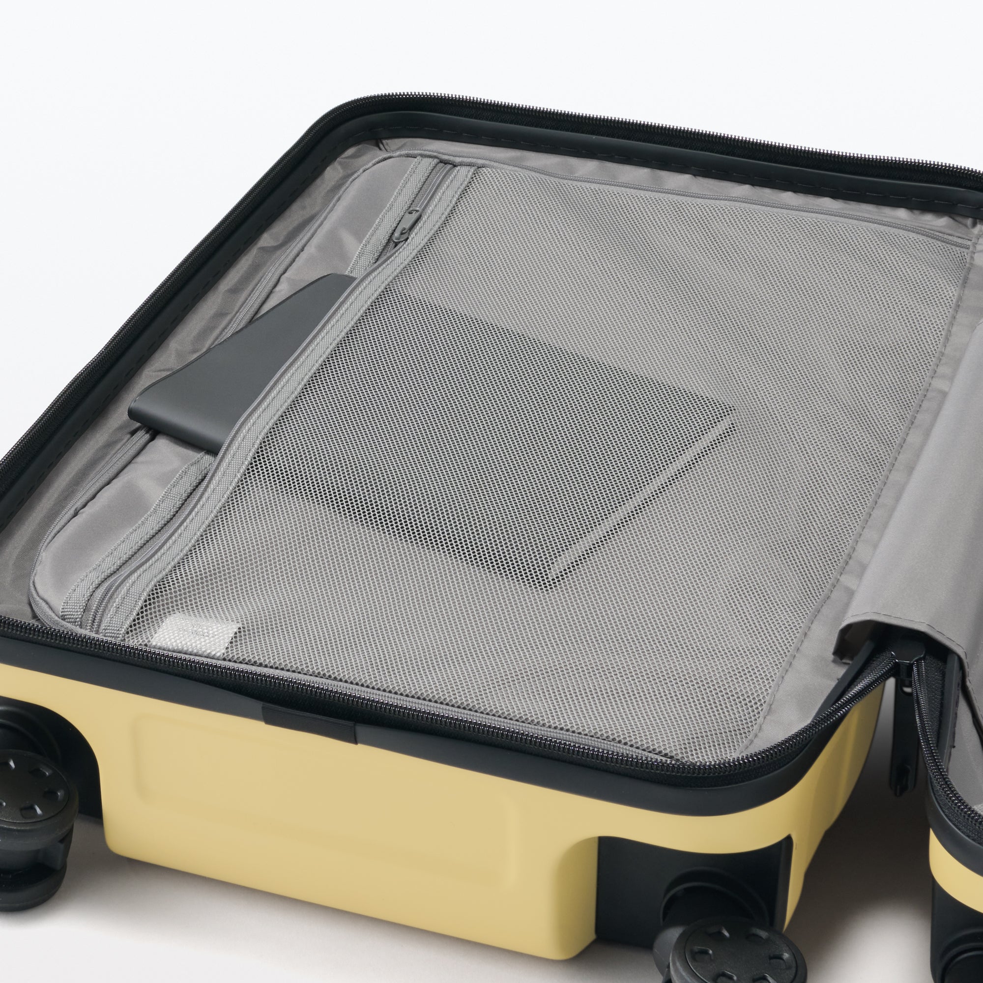 Adjustable Handle Hard Shell Suitcase 36L - Light Yellow | Carry-On - Image 9