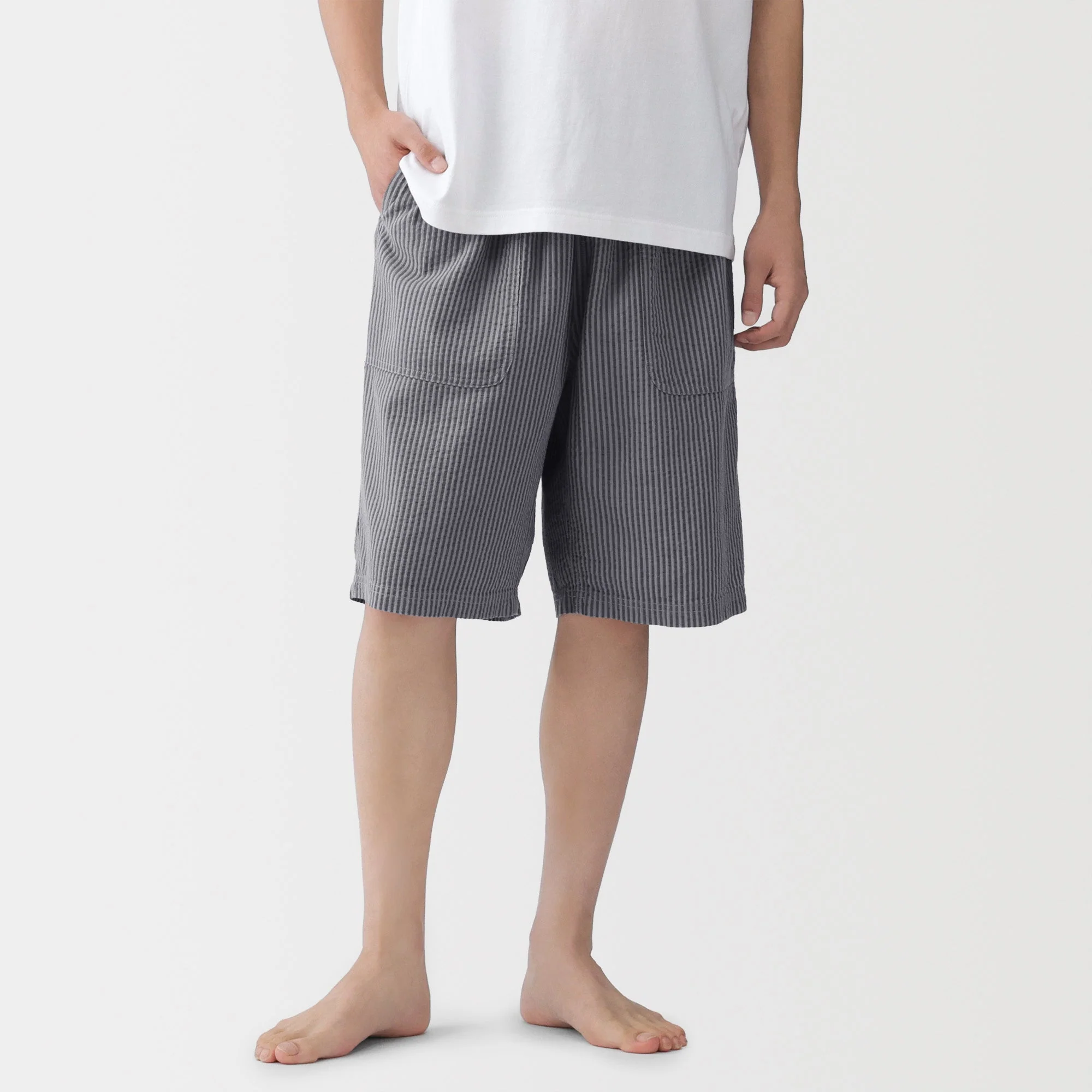 Airy Seersucker Shorts - Image 11