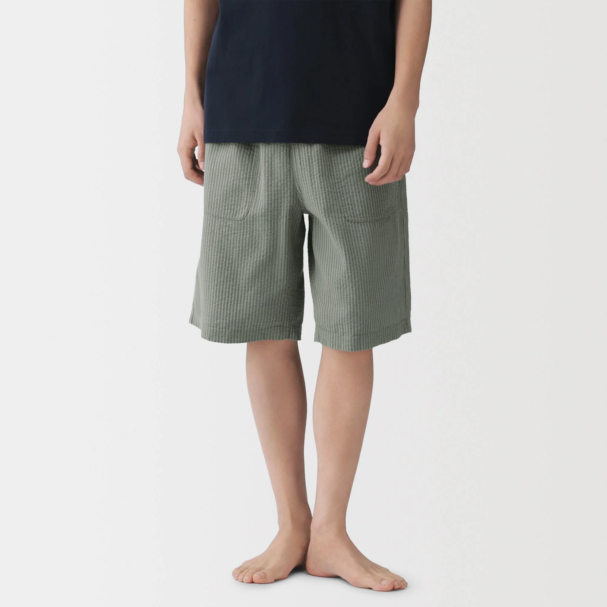 Airy Seersucker Shorts - Image 19
