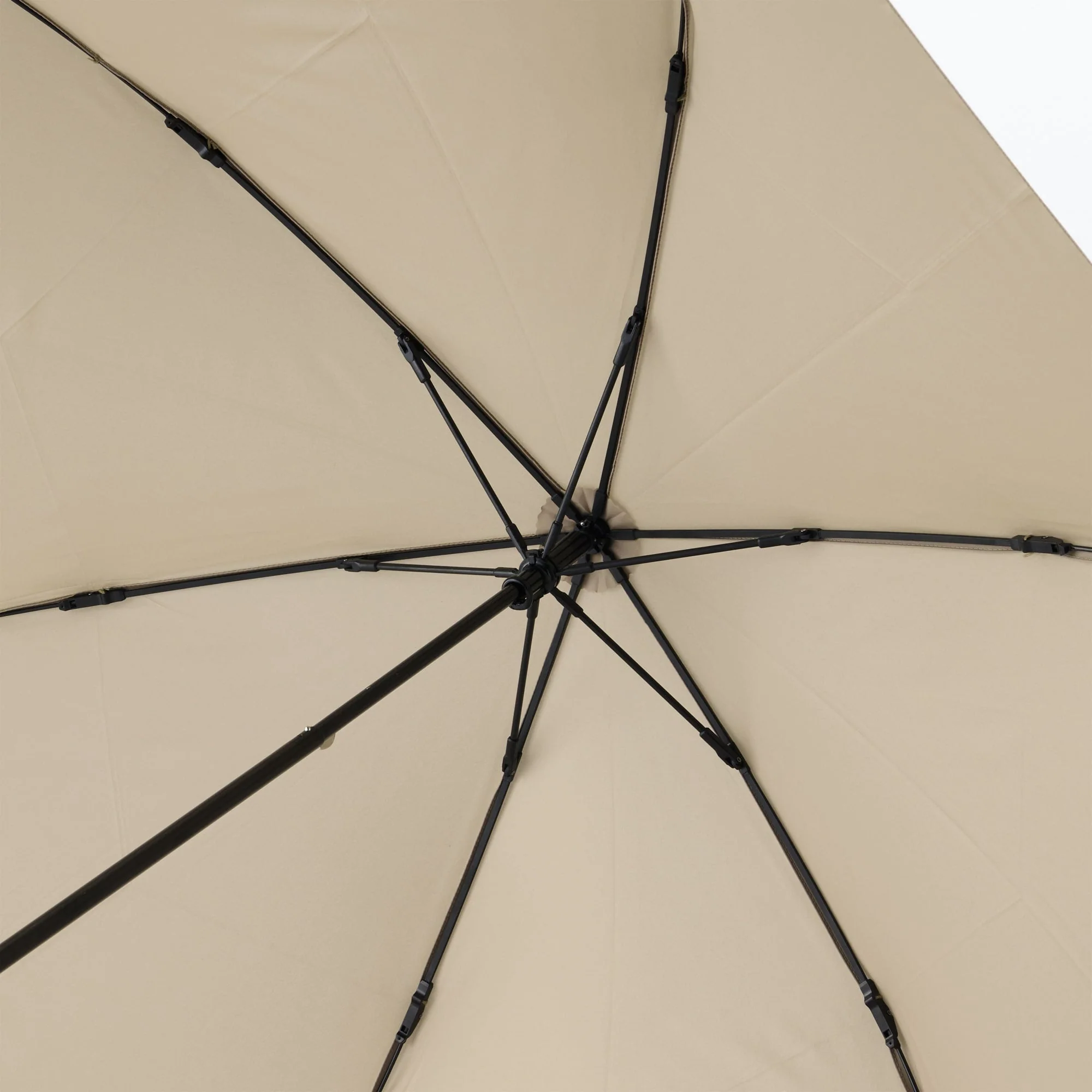 All-Weather 2-Way Foldable Umbrella - Beige - Image 7