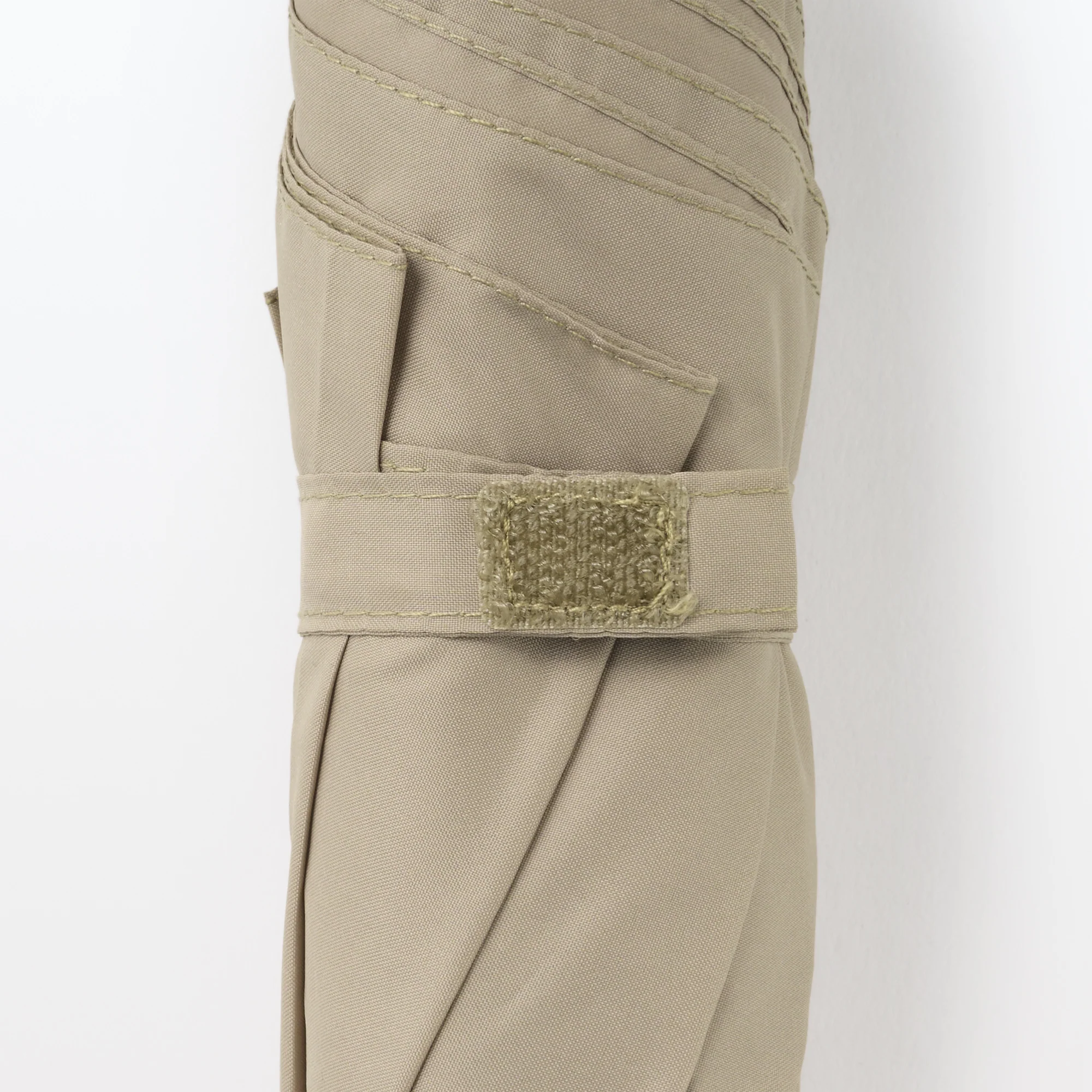 All-Weather Foldable Umbrella Beige - Image 6