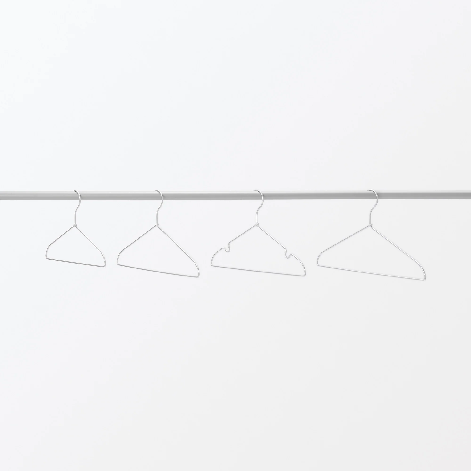 Aluminum Laundry Hanger with Notches - 16.5" (3 Pack) - Image 6