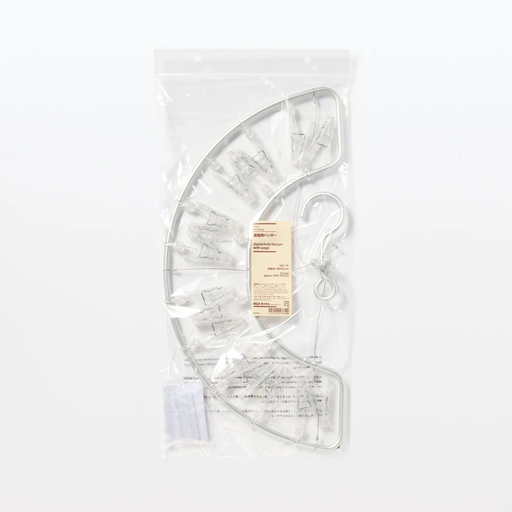 Aluminum Semicircle Hanger - 16 Pegs - Image 7