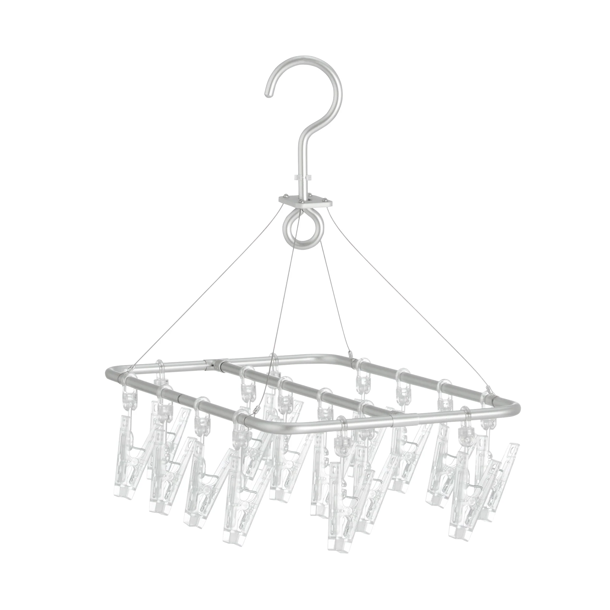 Aluminum Square Hanger with Pegs