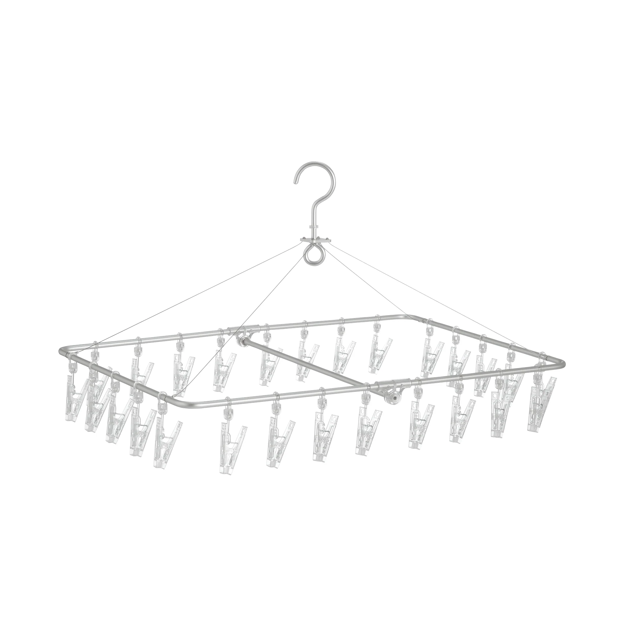 Aluminum Square Hanger with Pegs - Image 7