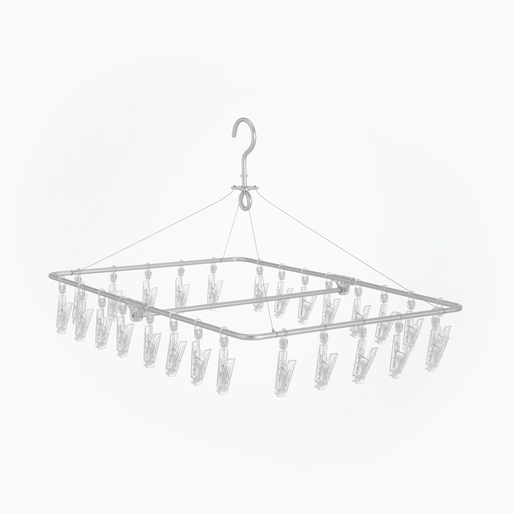 Aluminum Square Hanger with Pegs - Image 8