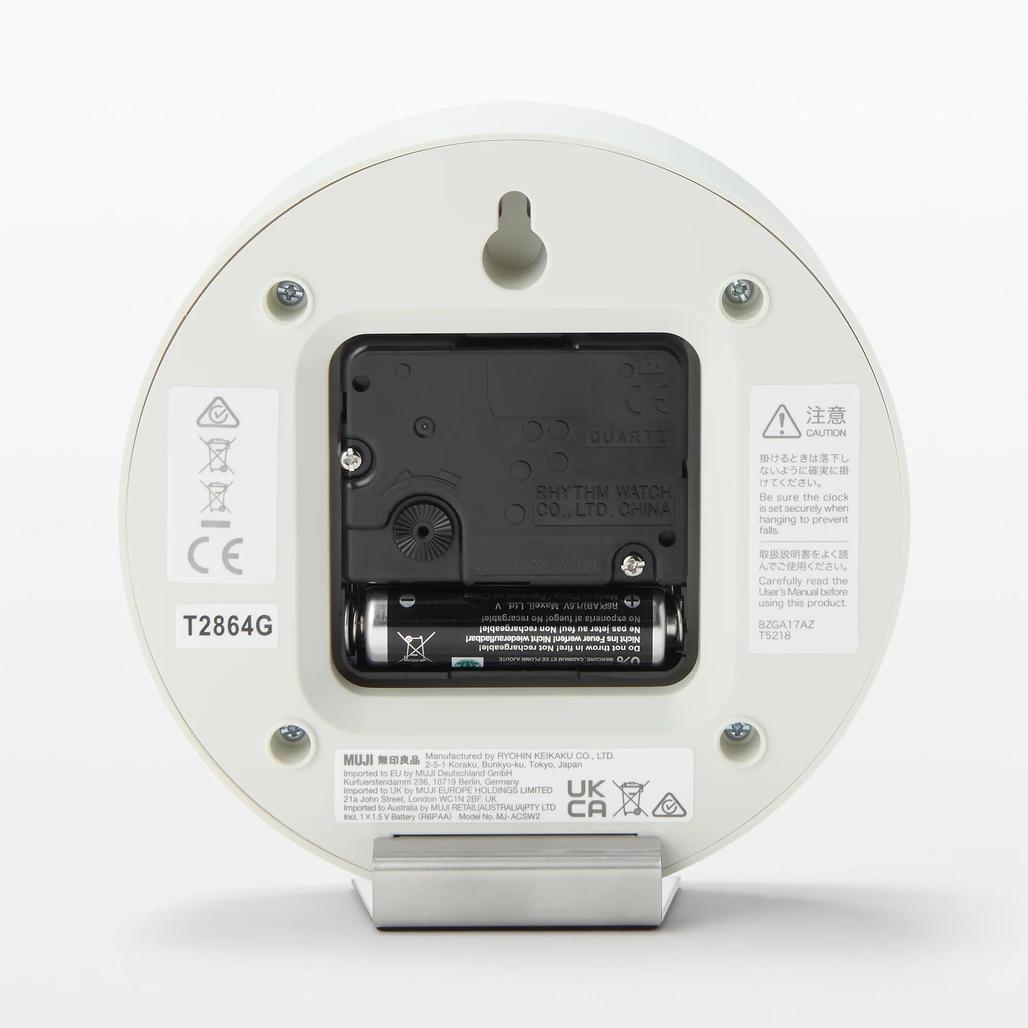 Small Analog Clock with Stand - Image 6