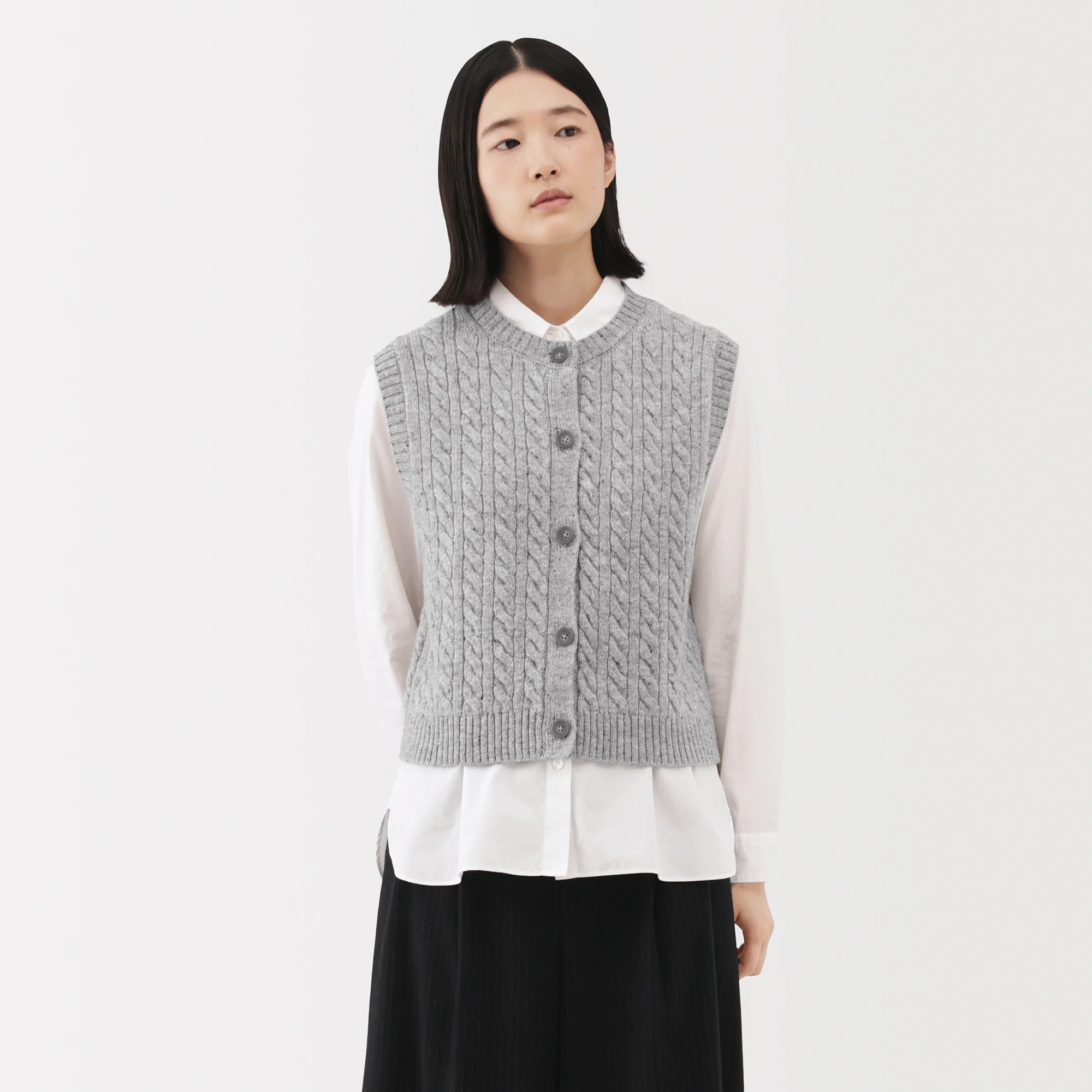 Andes Wool Blend Vest - Image 10
