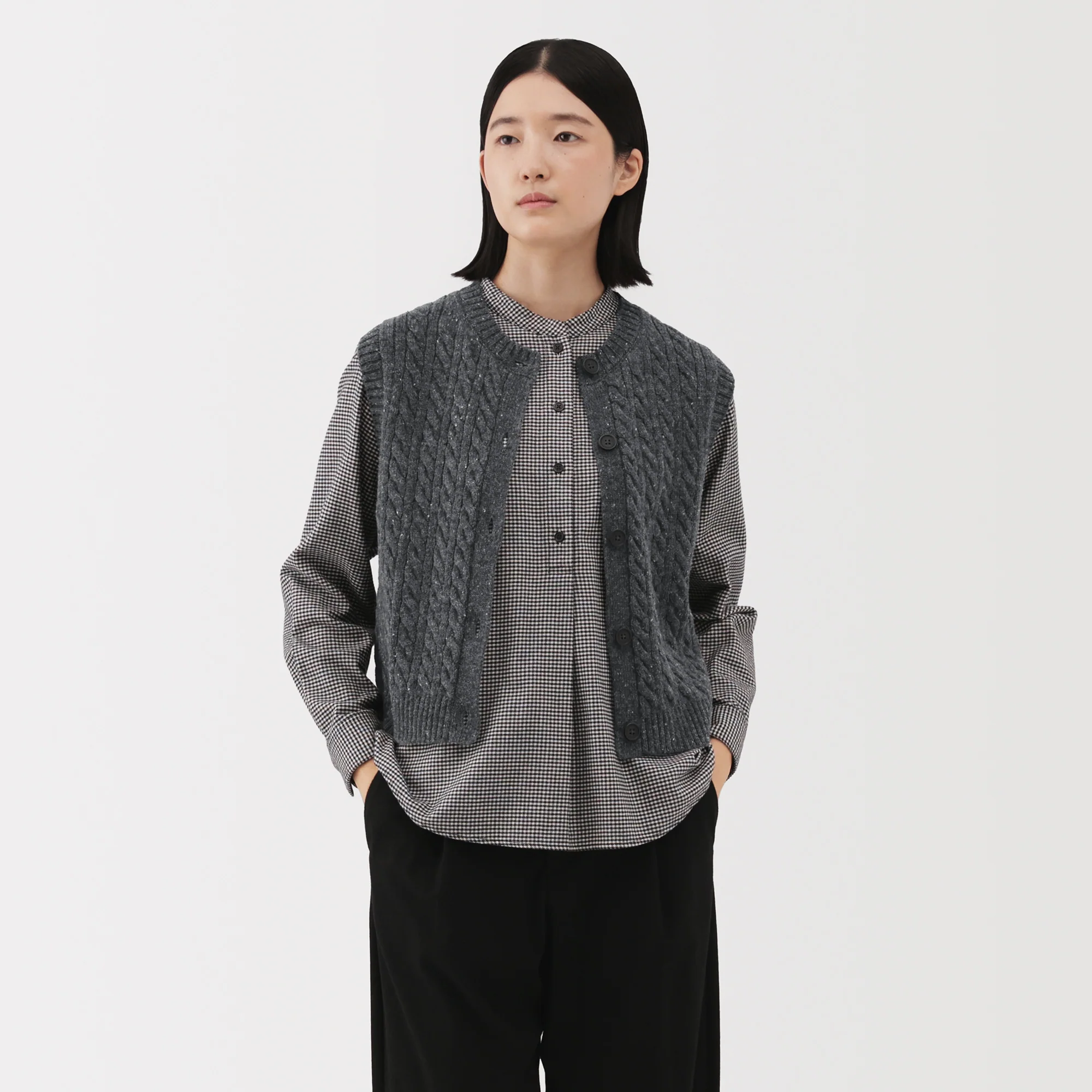 Andes Wool Blend Vest - Image 3