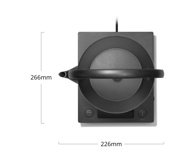 BALMUDA MoonKettle - Black - Image 5