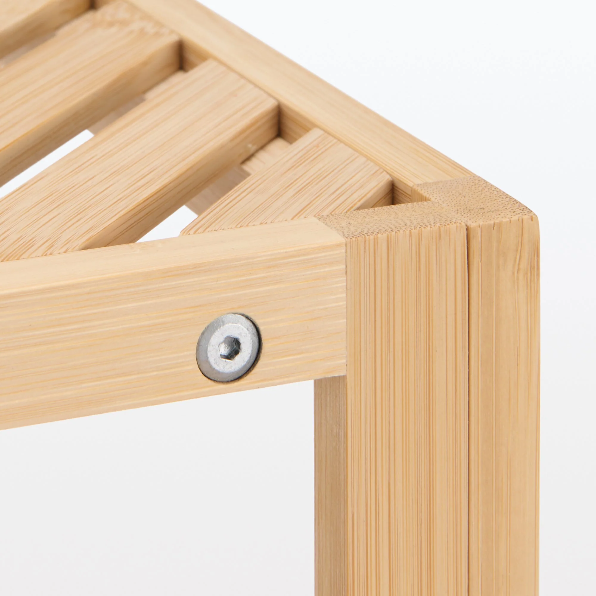 Bamboo Corner Rack 1 Tier - Image 4