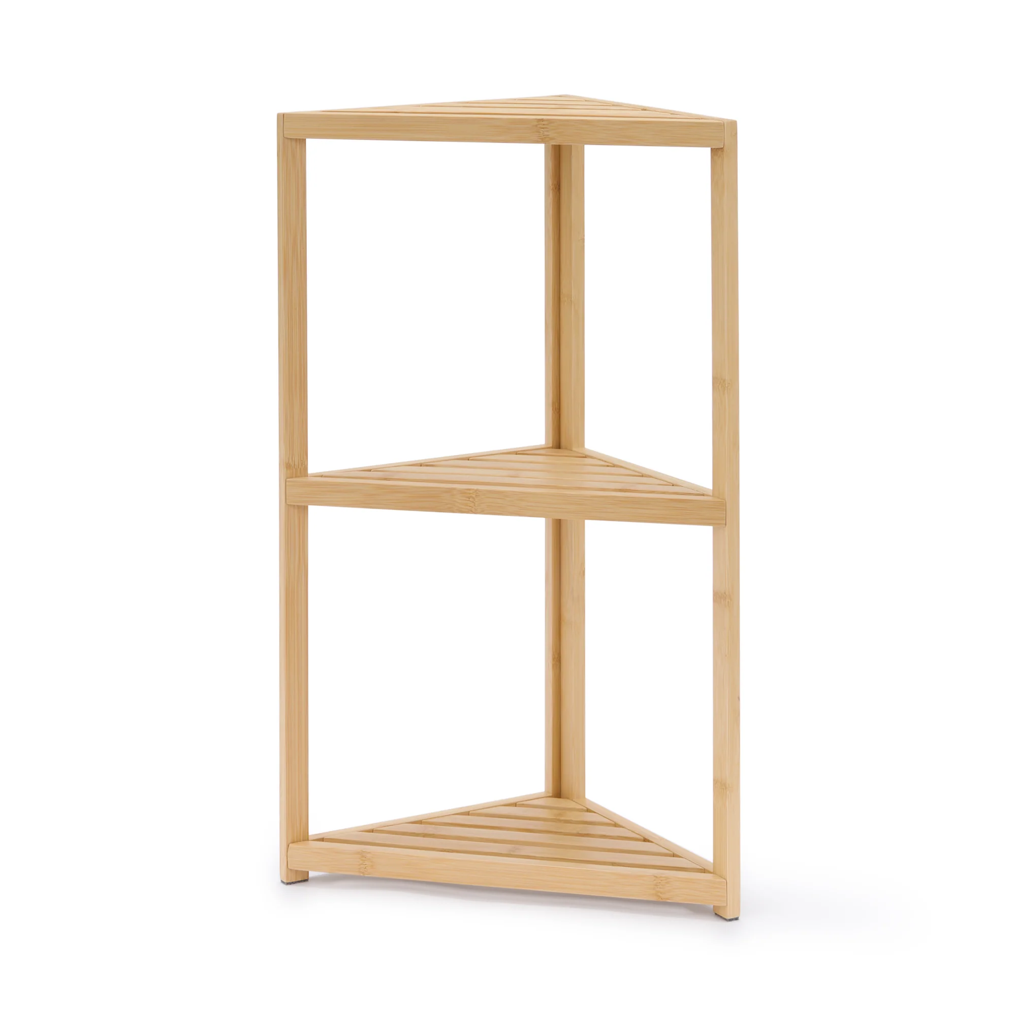 Bamboo Corner Rack 3 Tiers