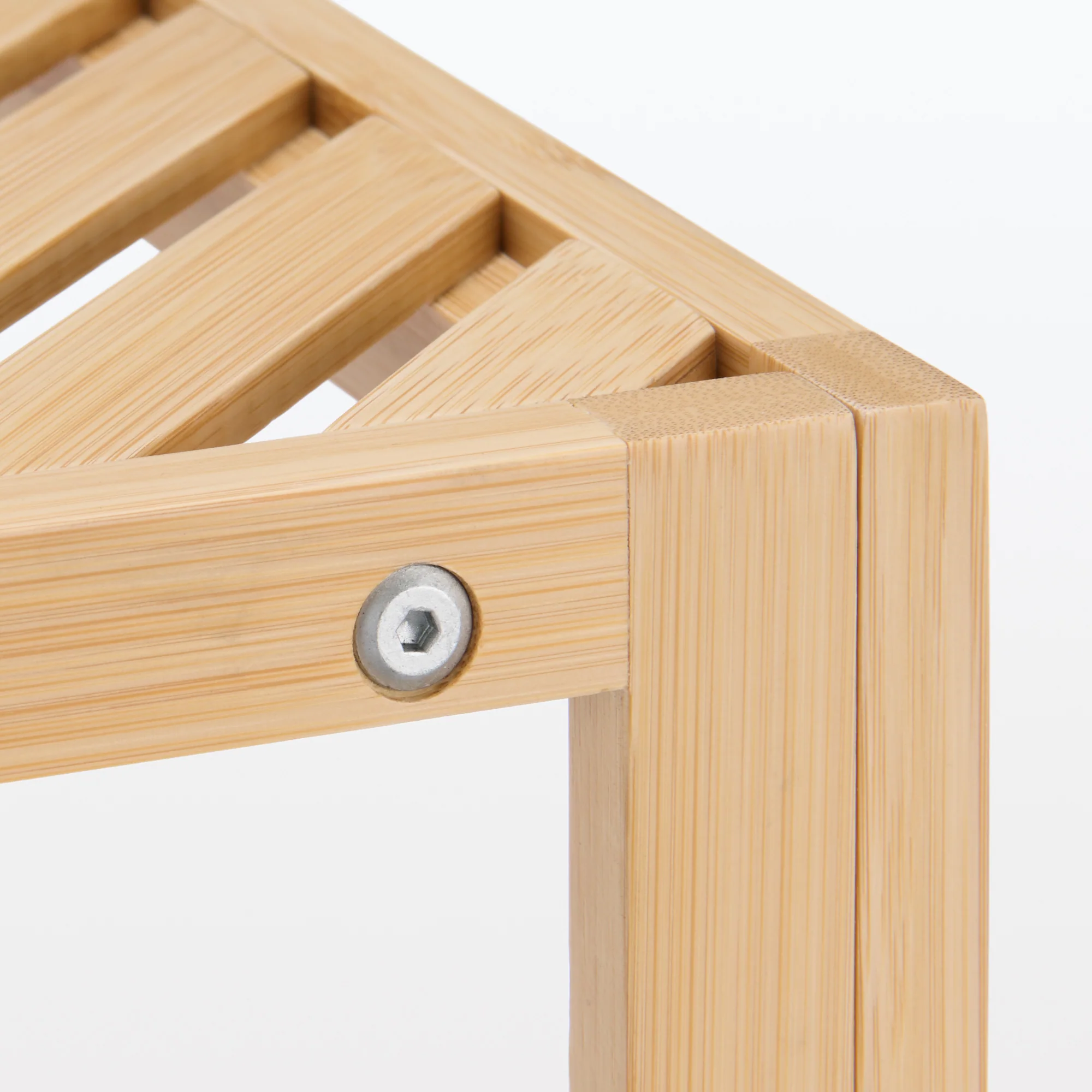 Bamboo Corner Rack 3 Tiers - Image 4