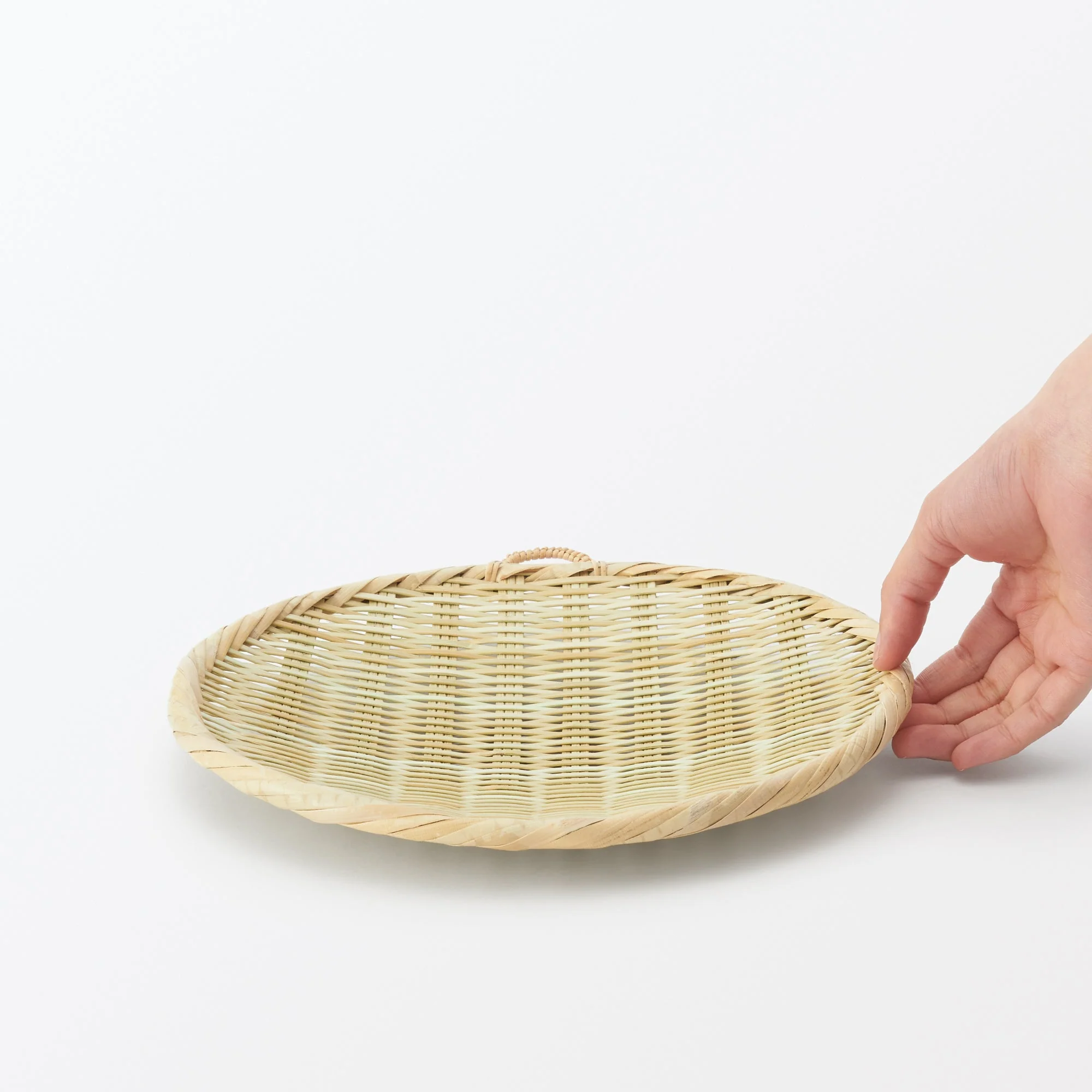 Bamboo Flat Strainer - Large - Image 2