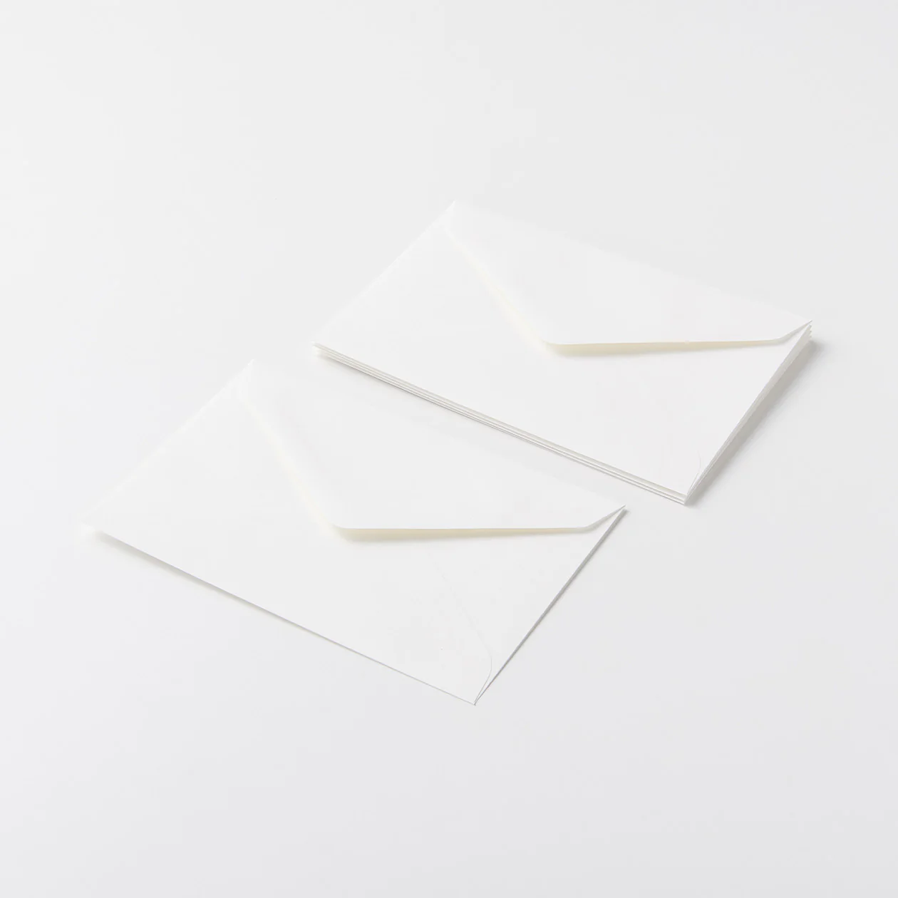 Bamboo Horizontal Envelope - C6 - 5 Pieces - White - Image 3