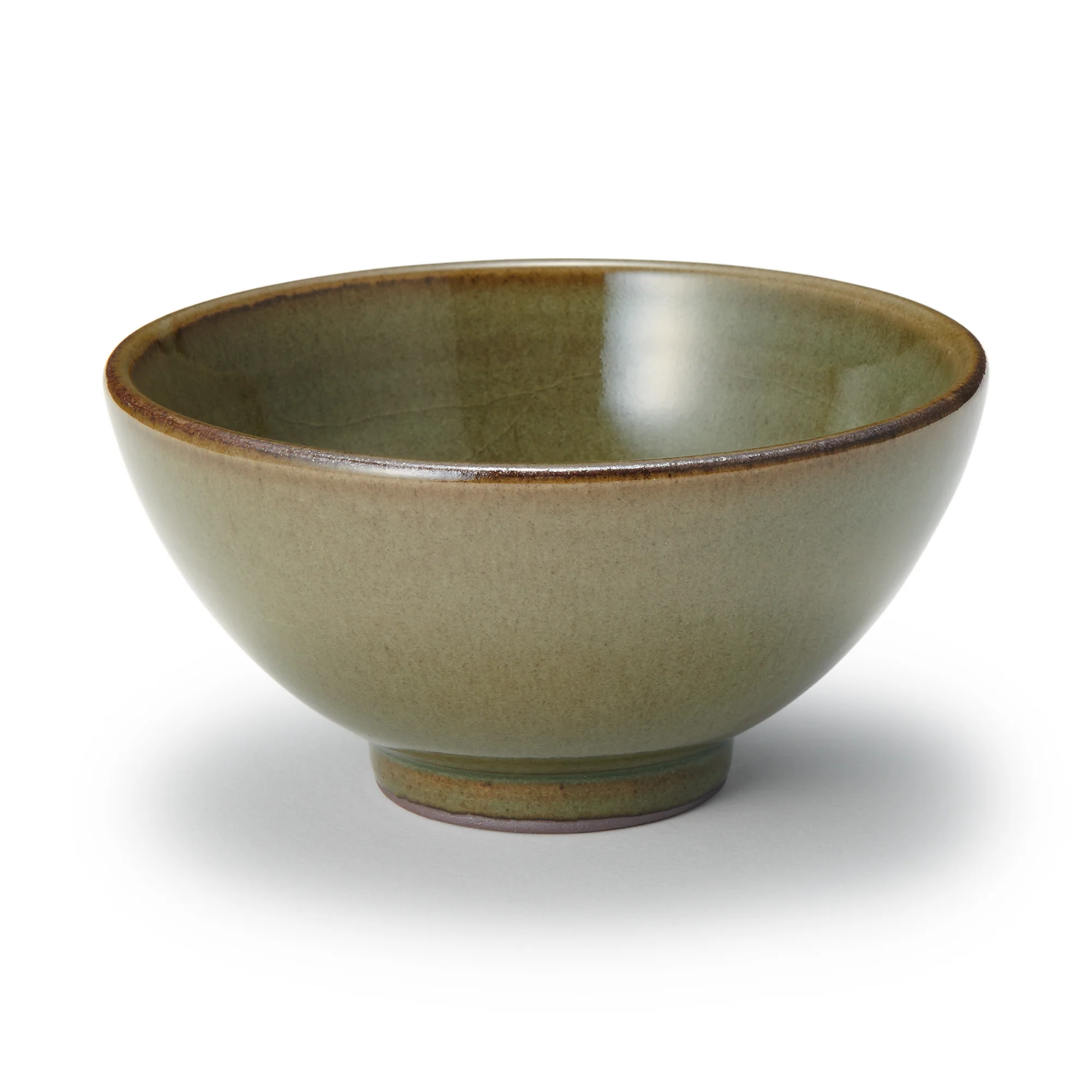 Banko Ware Rice Bowl - Glass Glaze 4.8"