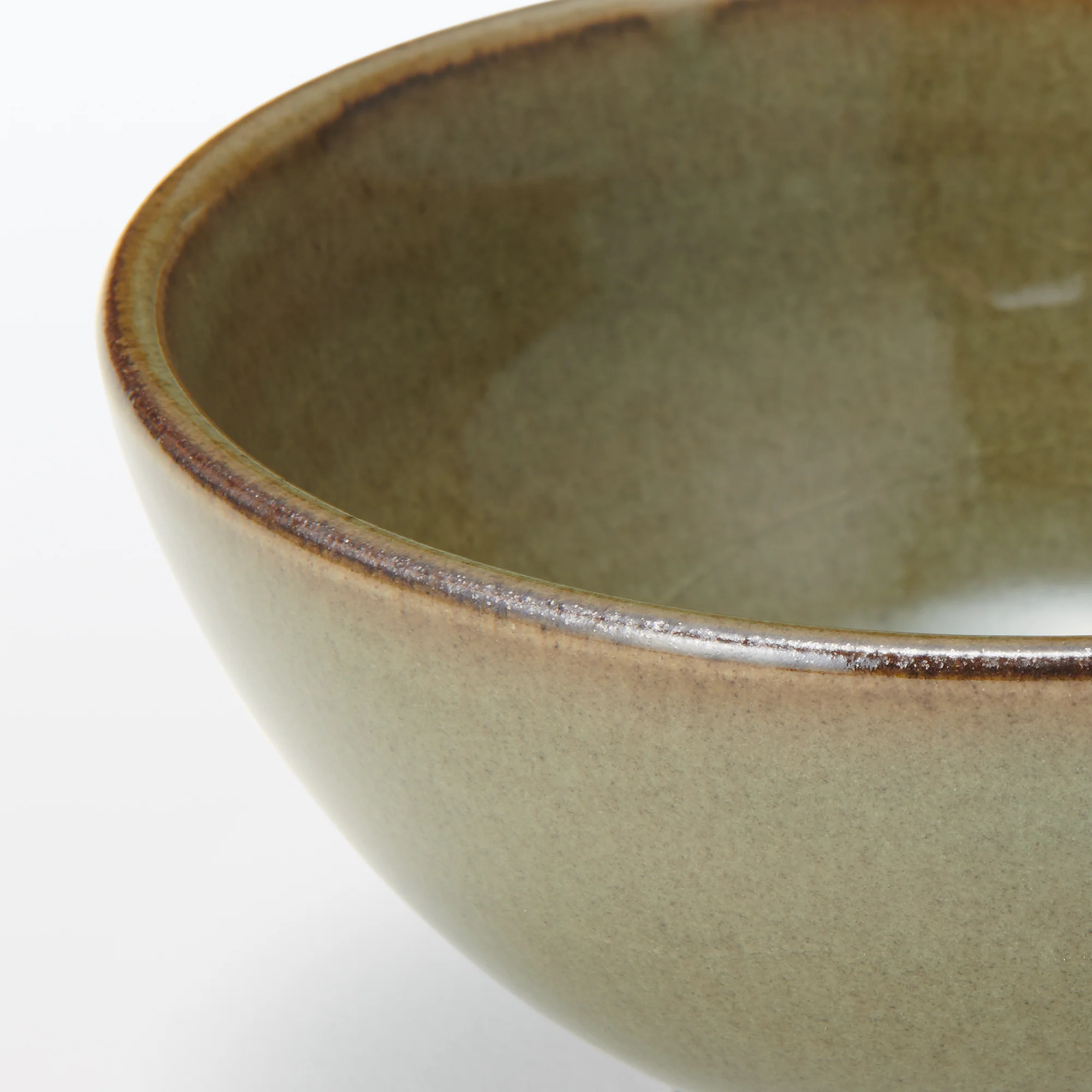 Banko Ware Rice Bowl - Glass Glaze 4.8" - Image 6