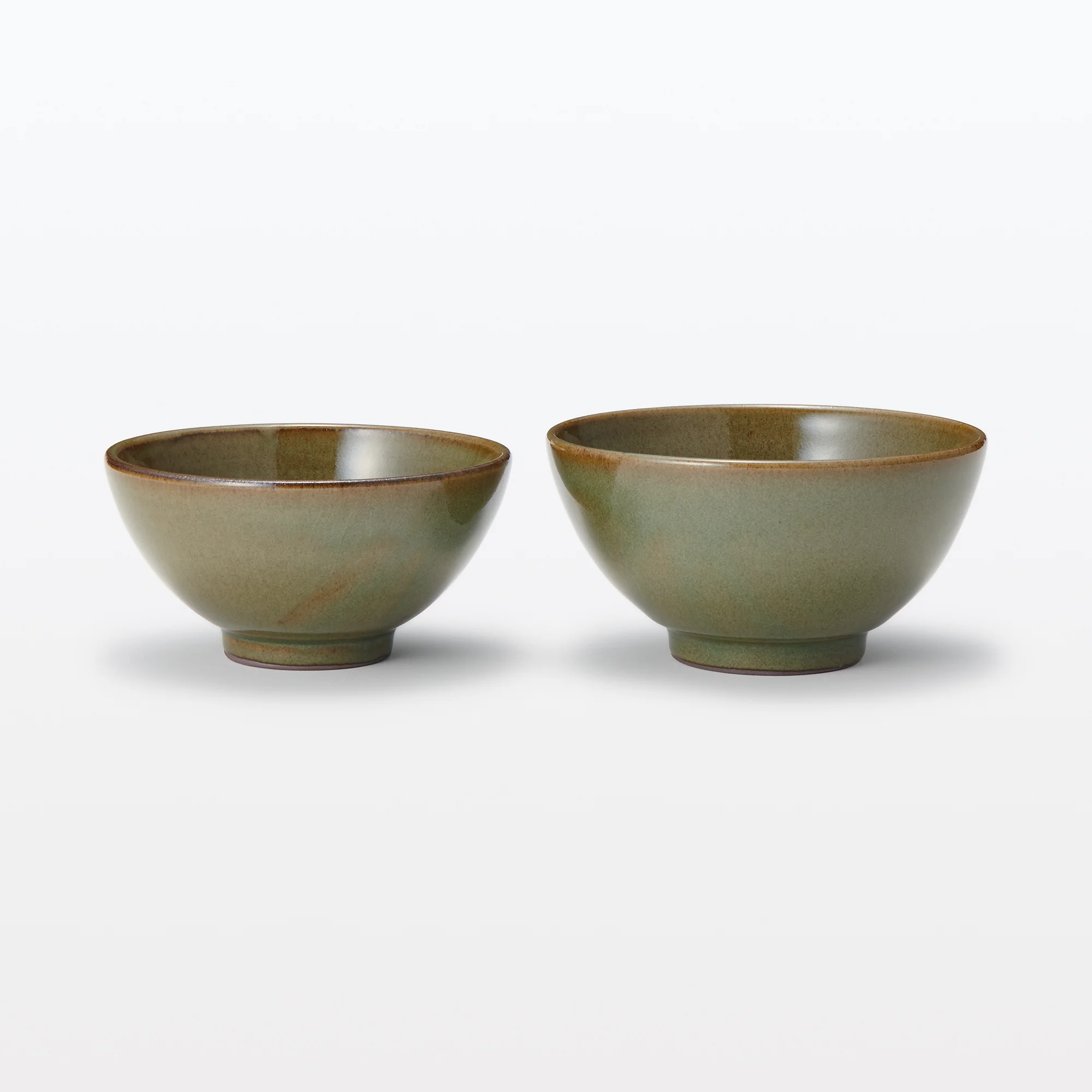 Banko Ware Rice Bowl - Glass Glaze 4.8" - Image 7