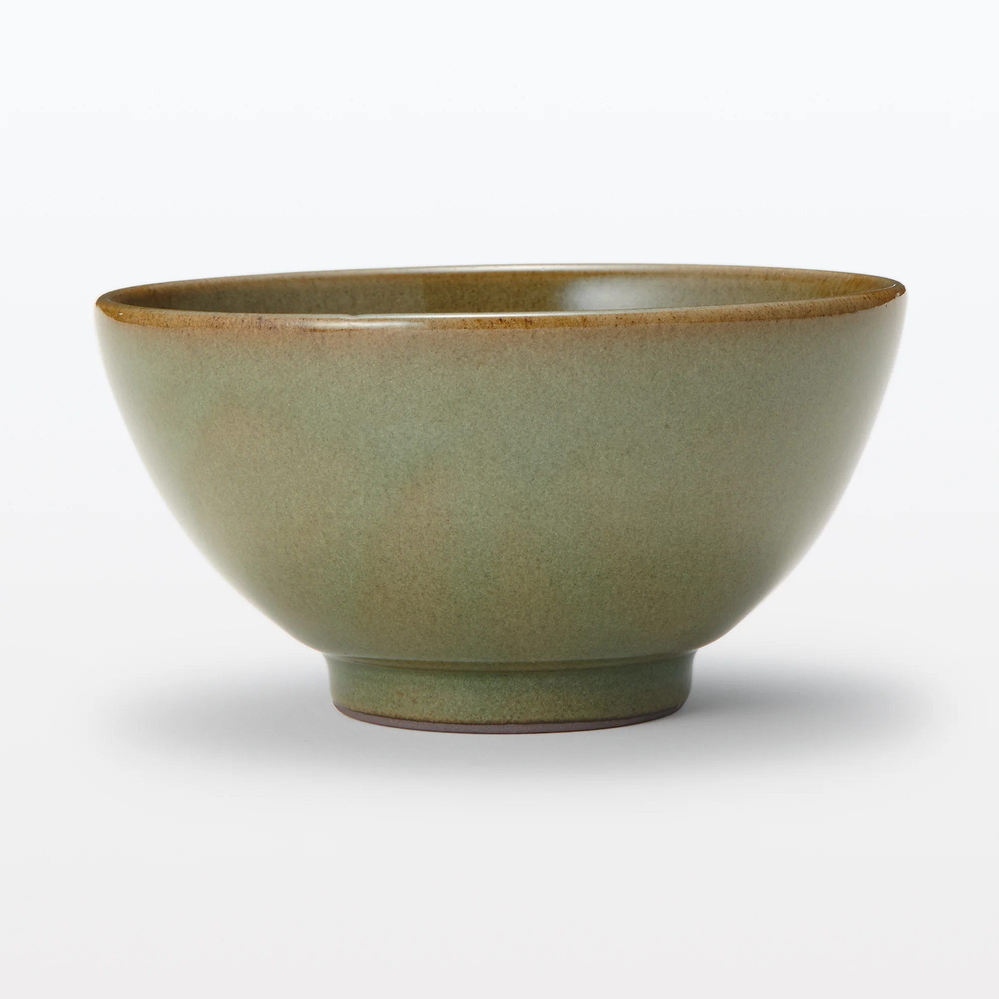 Banko Ware Rice Bowl - Glass Glaze 5.2" - Image 3