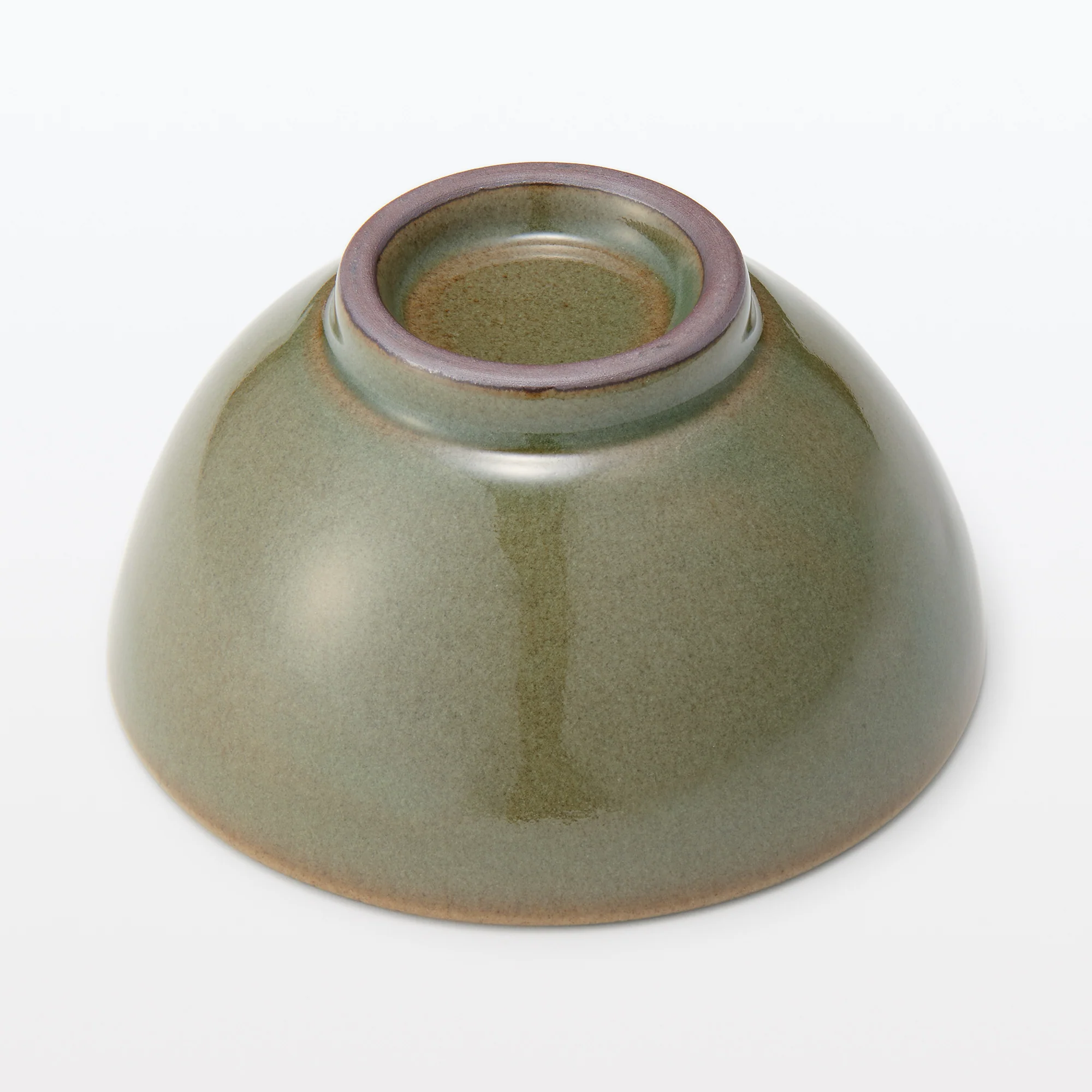 Banko Ware Rice Bowl - Glass Glaze 5.2" - Image 5
